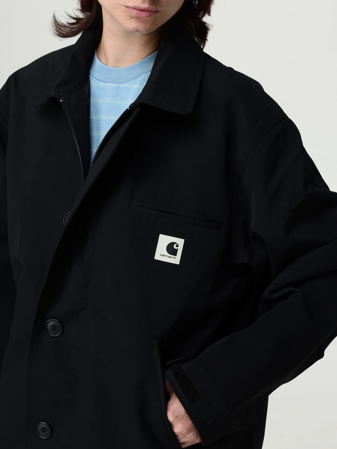 CARHARTT WIP GIACCA: Giubbotto Carhartt Wip in nylon , Nero - Img 4