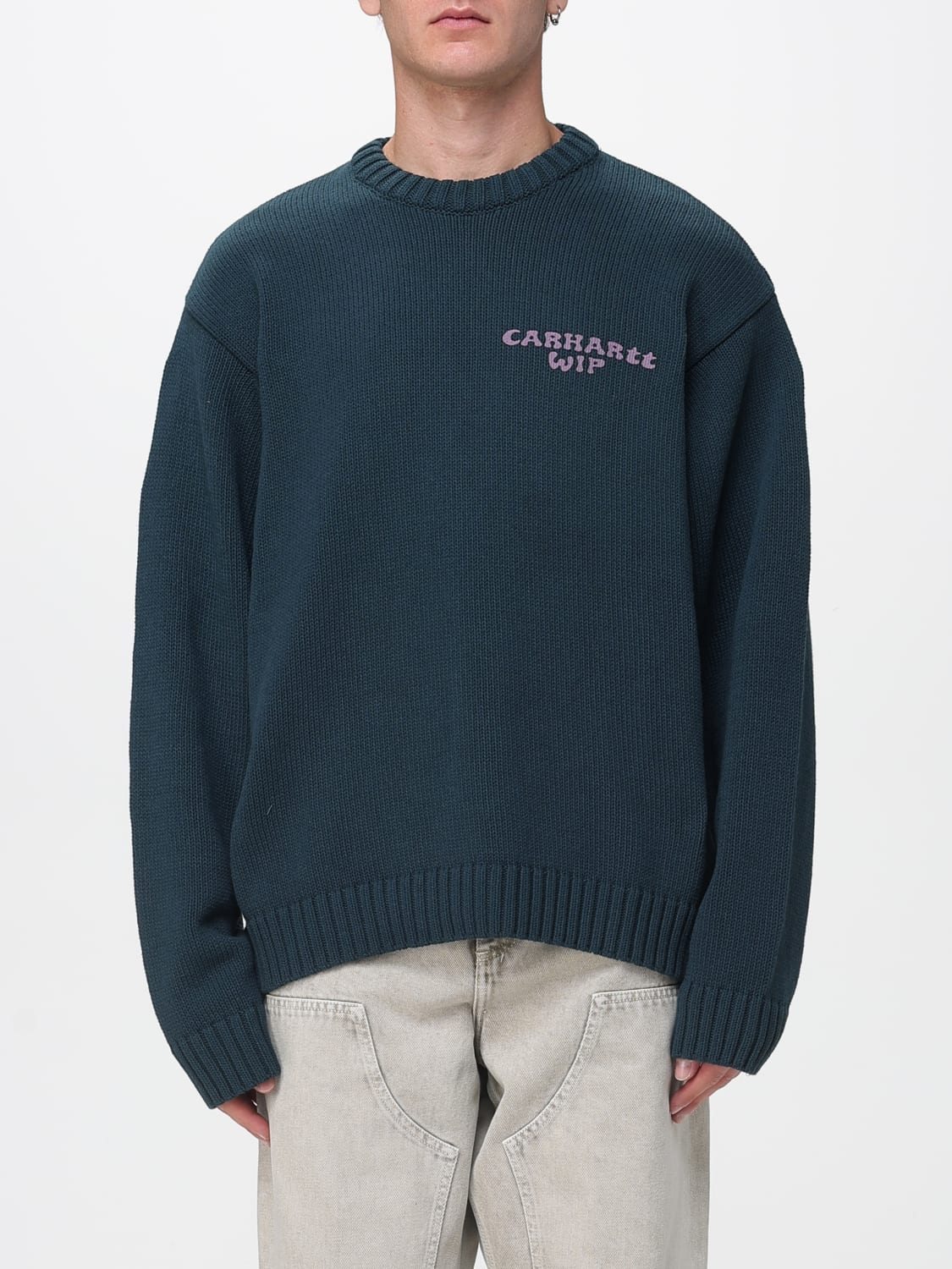 CARHARTT WIP SWEATER: Sweater men Carhartt Wip, Blue - Img 1