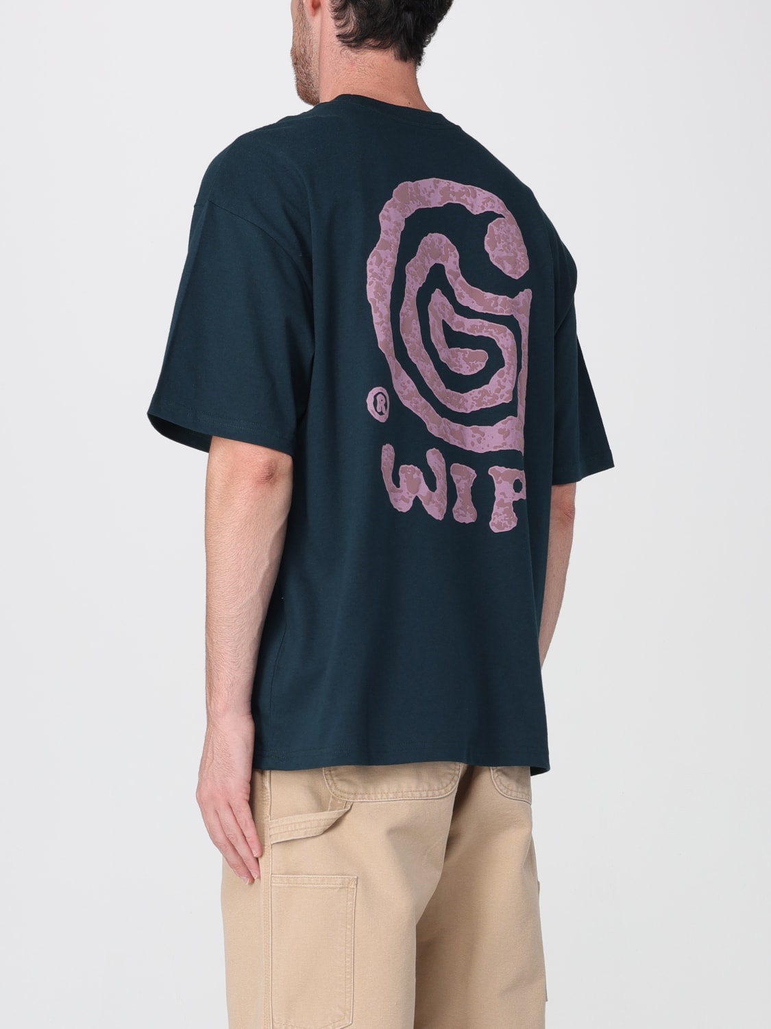 CARHARTT WIP T-SHIRT: T-shirt men Carhartt Wip, Blue - Img 3