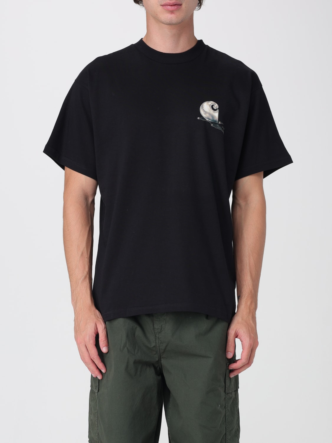 CARHARTT WIP T-SHIRT: T-shirt men Carhartt Wip, Black - Img 1