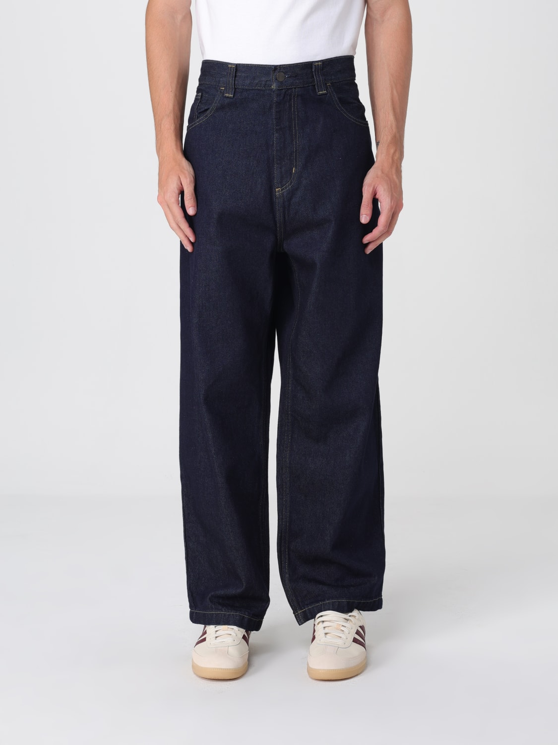 CARHARTT WIP PANTS: Pants men Carhartt Wip, Blue - Img 1