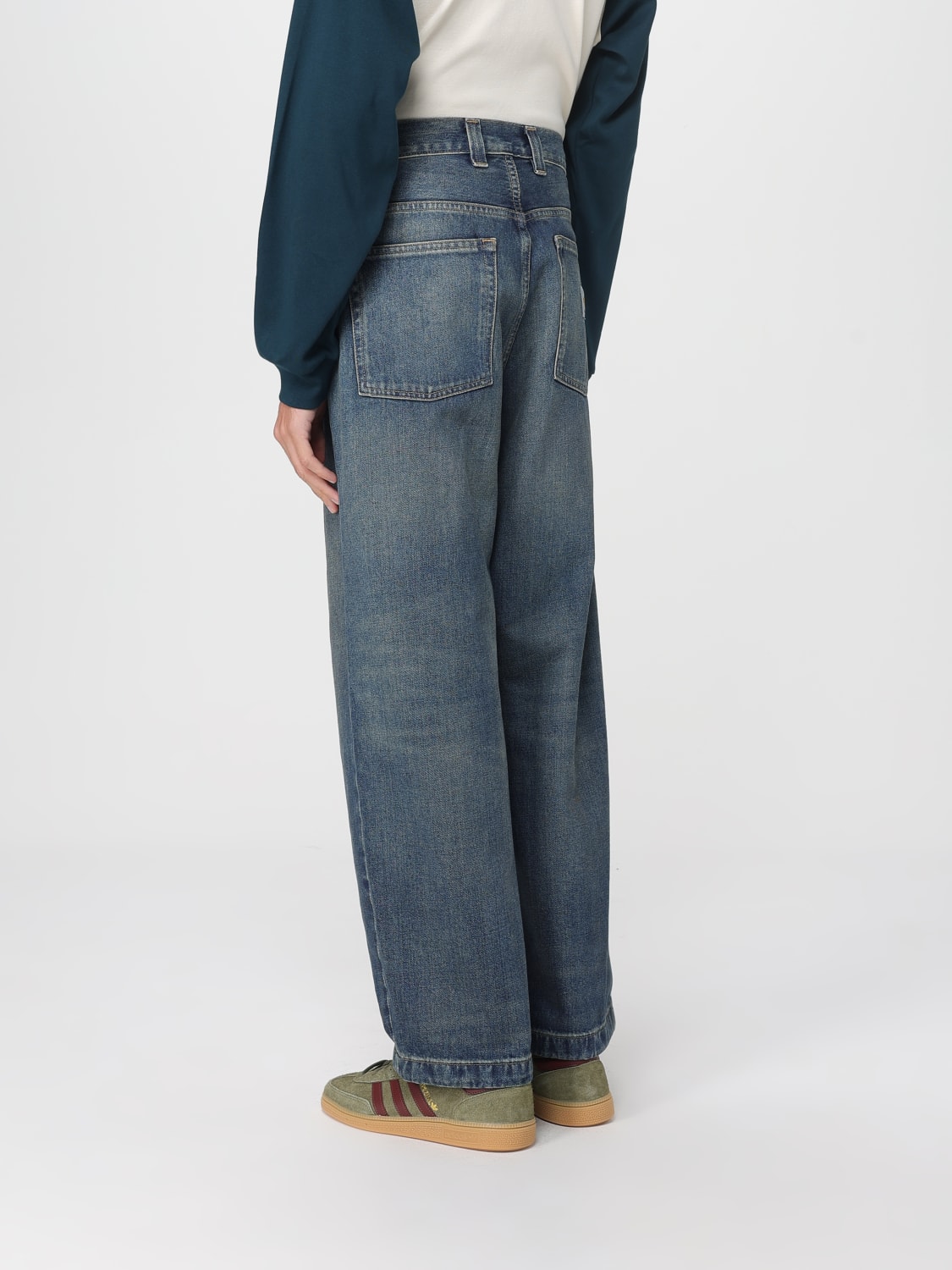 CARHARTT WIP PANTS: Pants men Carhartt Wip, Blue 1 - Img 2