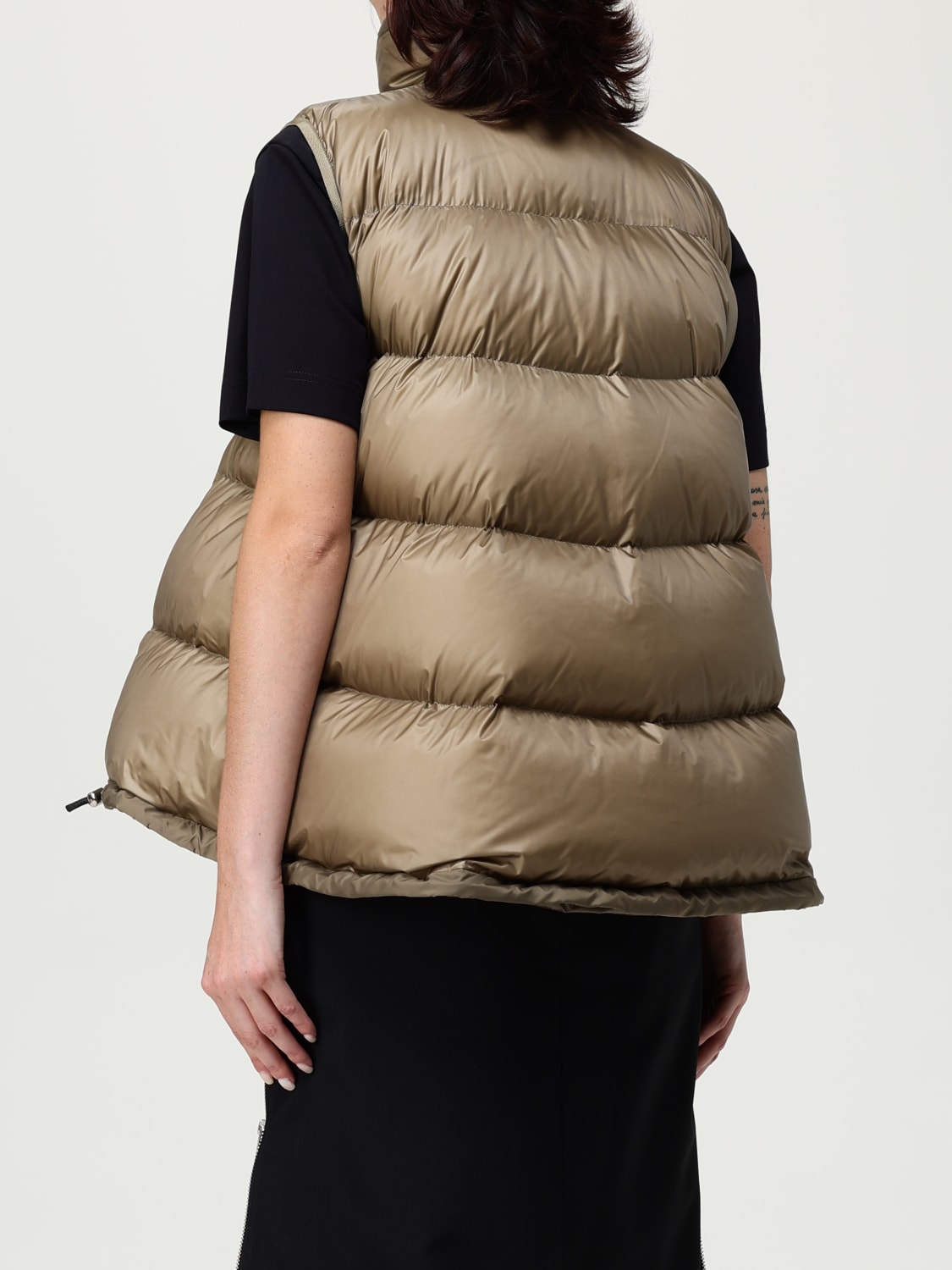 SACAI GILET: Veste femme Sacai, Beige - Img 3