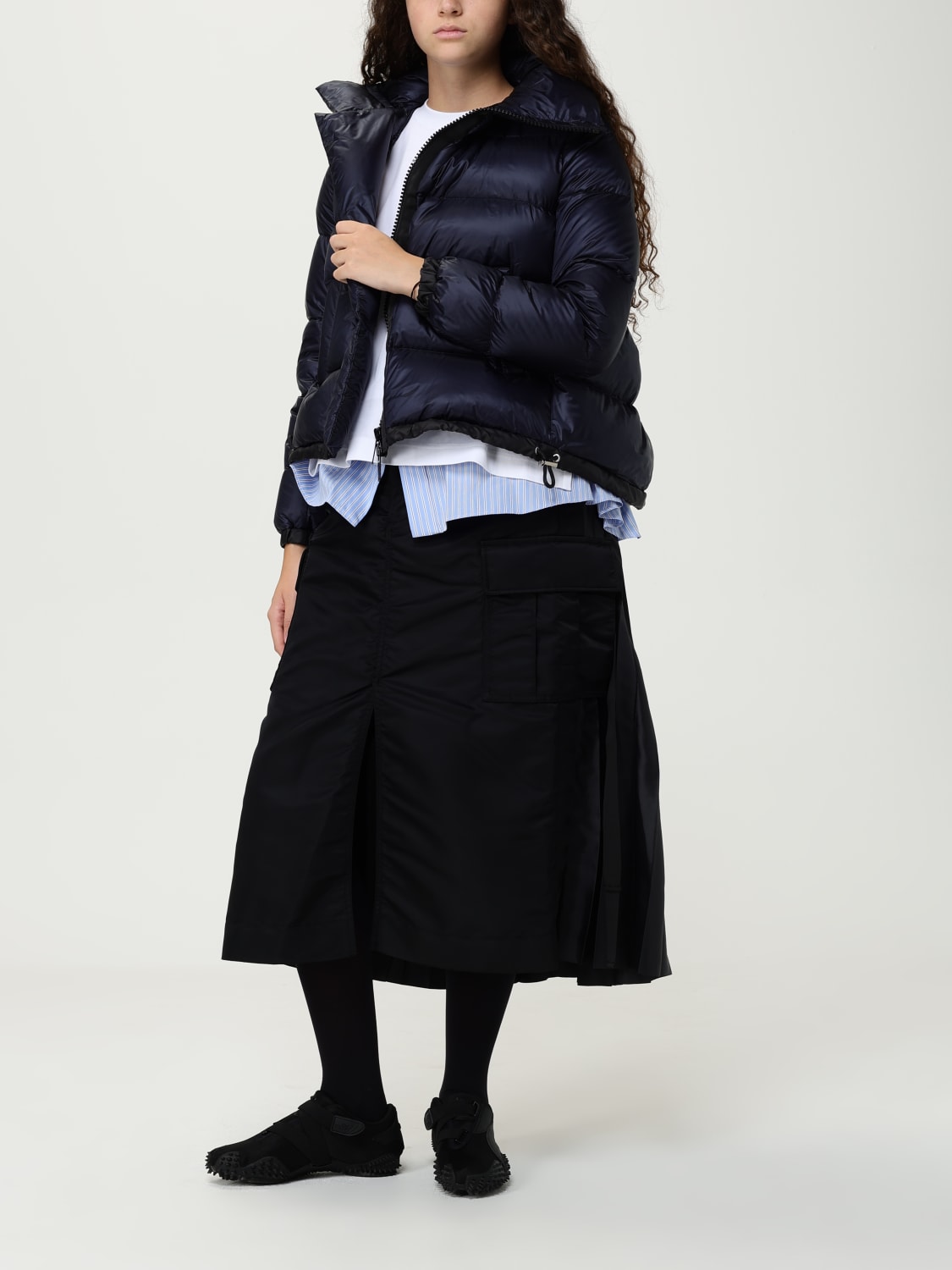 SACAI VESTE: Veste femme Sacai, Bleu - Img 2