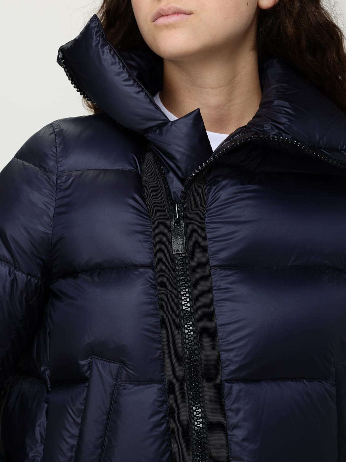 SACAI VESTE: Veste femme Sacai, Bleu - Img 5