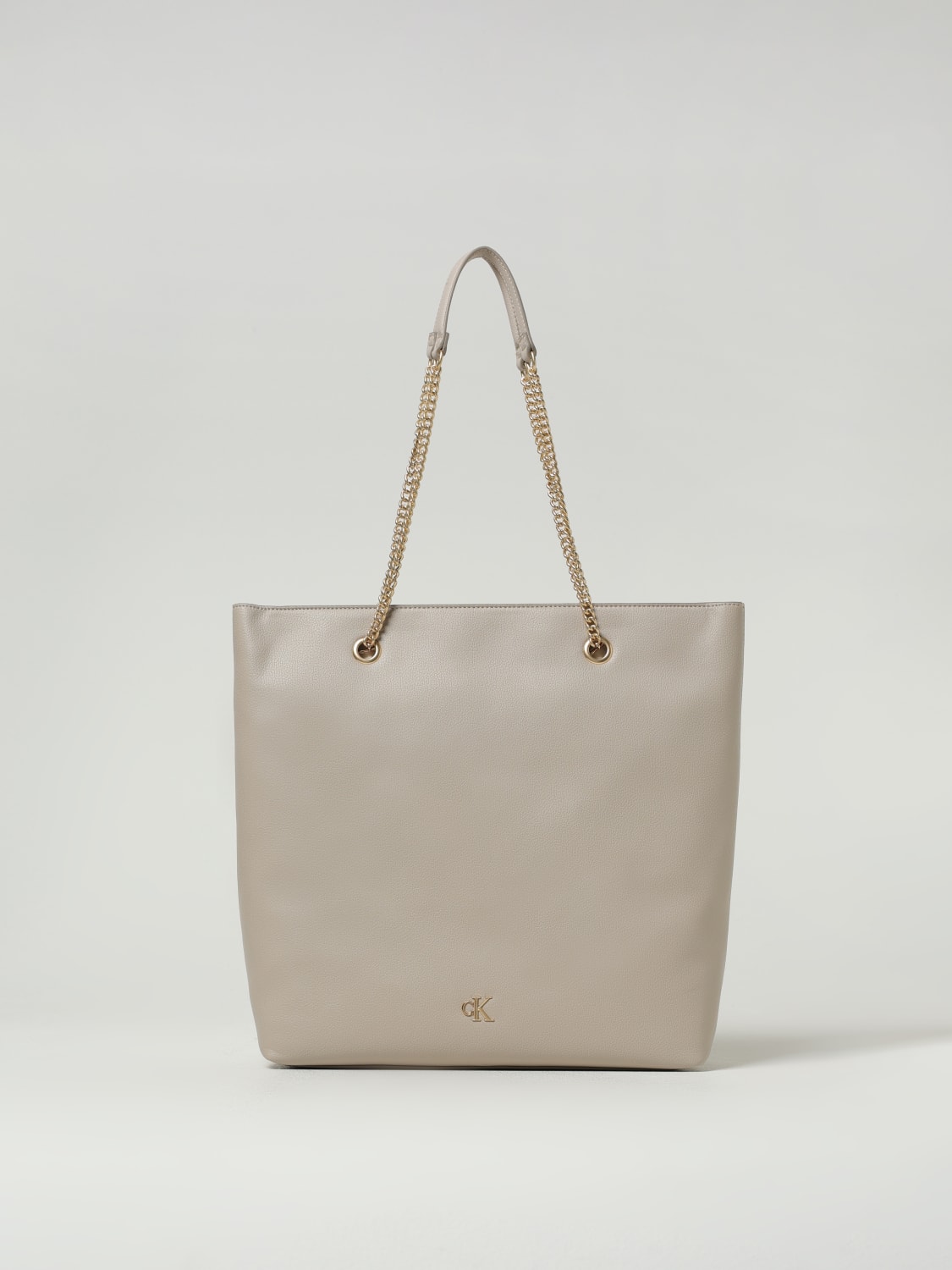 CALVIN KLEIN TRAGETASCHE: Schultertasche damen Calvin Klein, Ivory - Img 1