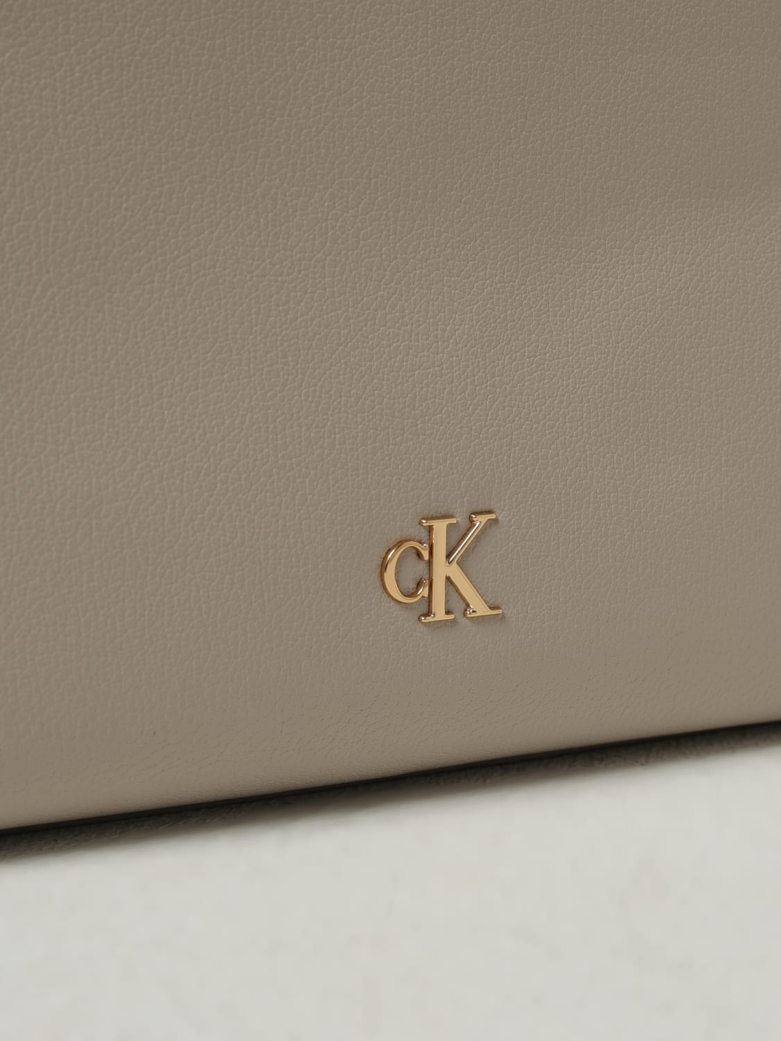 CALVIN KLEIN TRAGETASCHE: Schultertasche damen Calvin Klein, Ivory - Img 3