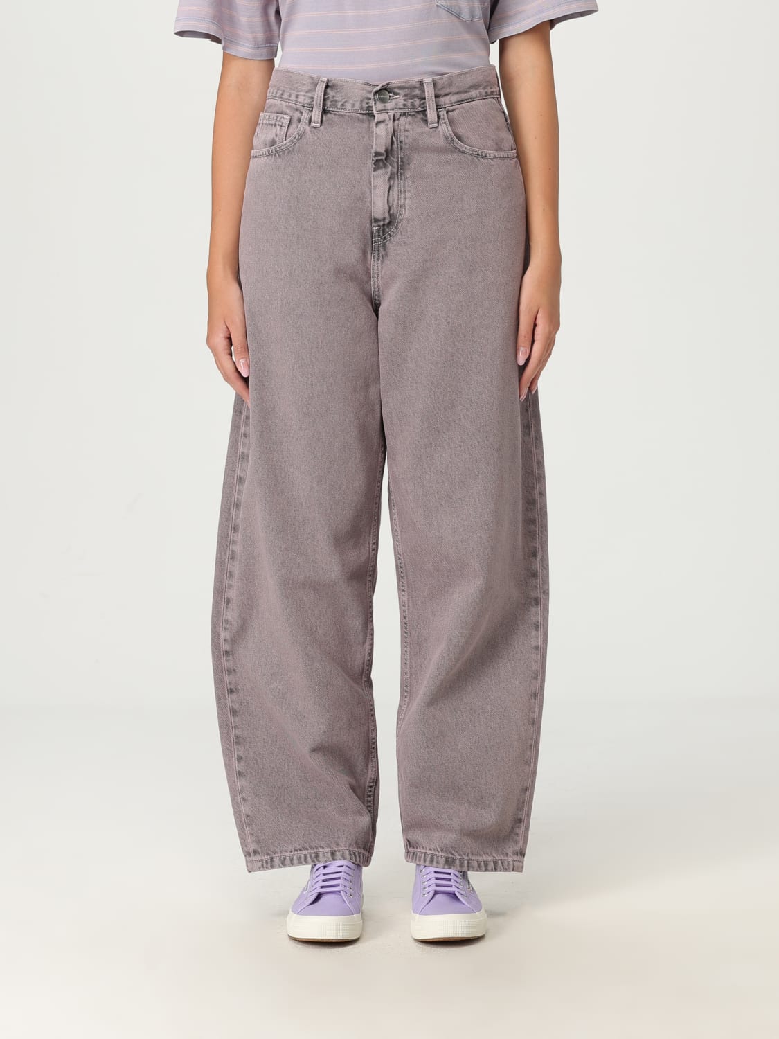 CARHARTT WIP JEANS: Pants woman Carhartt Wip, Violet - Img 1