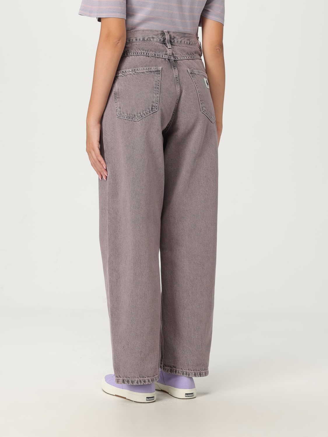 CARHARTT WIP JEANS: Pants woman Carhartt Wip, Violet - Img 3