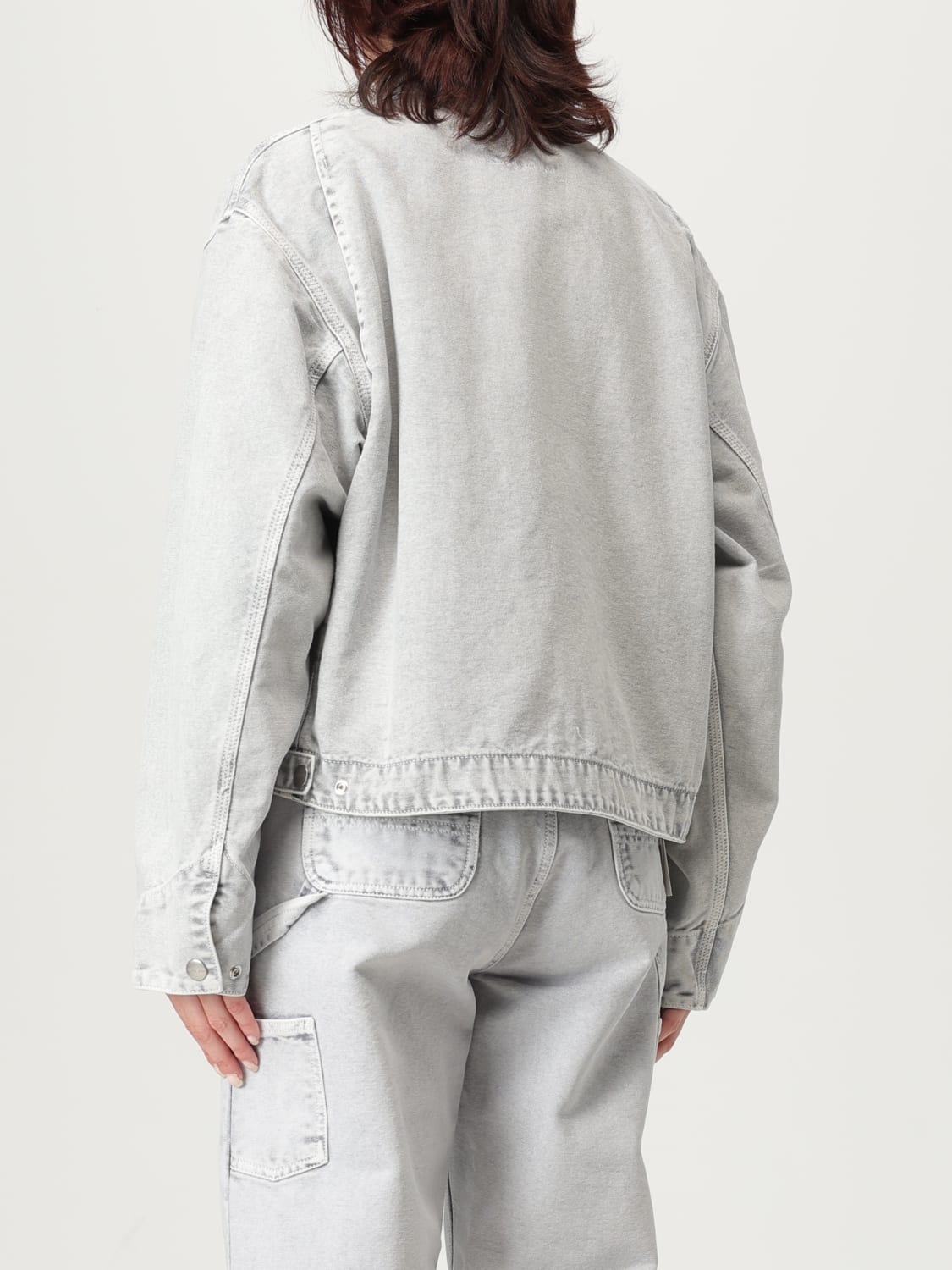 CARHARTT WIP JACKET: Jacket woman Carhartt Wip, Grey - Img 3