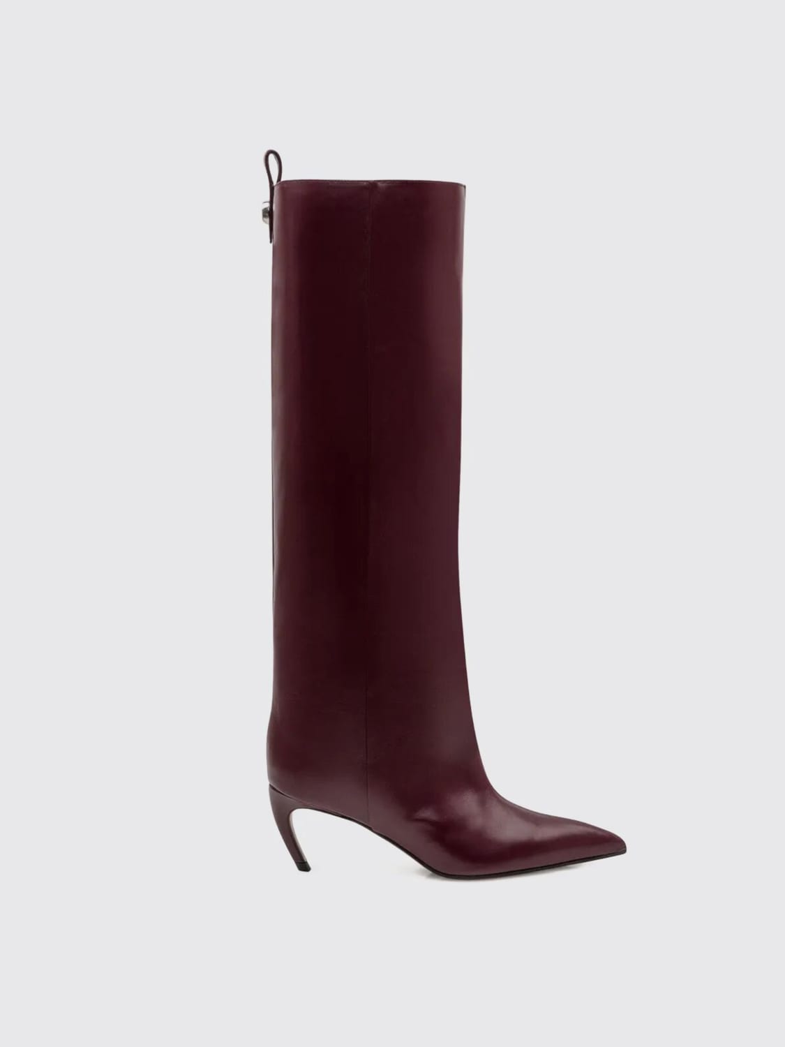 THE ATTICO BOOTS: Flat ankle boots woman The Attico, Lilac - Img 1