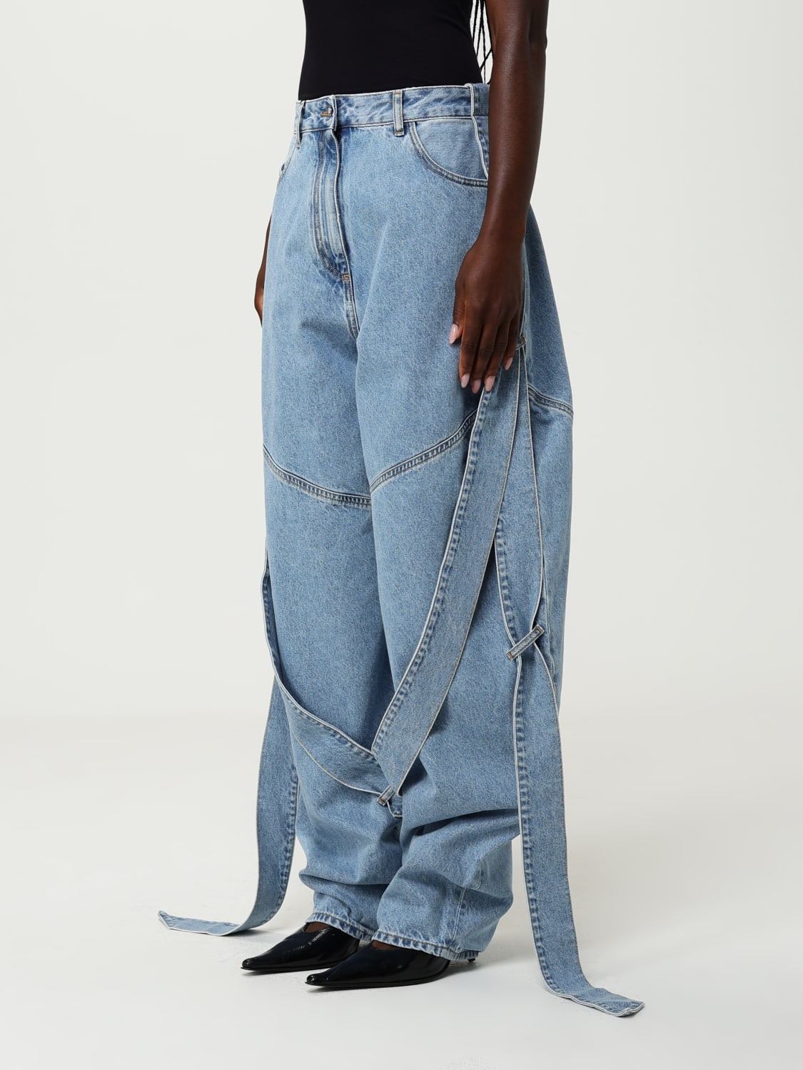 THE ATTICO JEANS: Jeans woman The Attico, Blue - Img 4