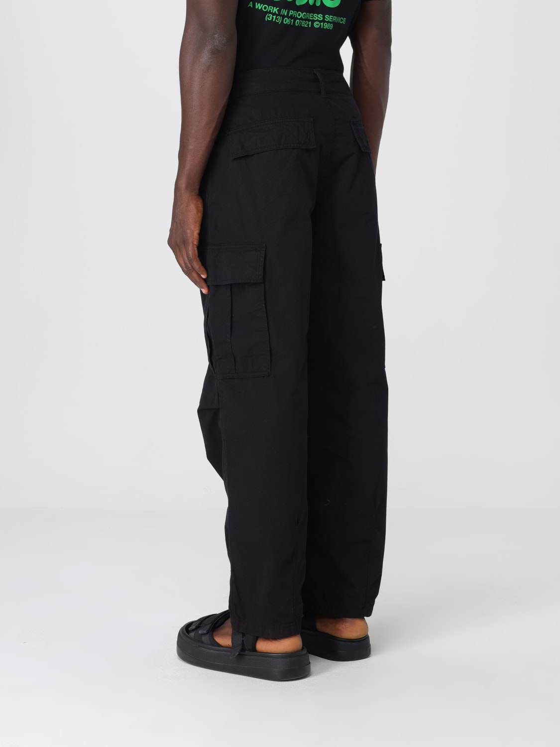 CARHARTT WIP PANTALONI: Pantalone cargo Carhartt Wip in cotone , Nero - Img 2