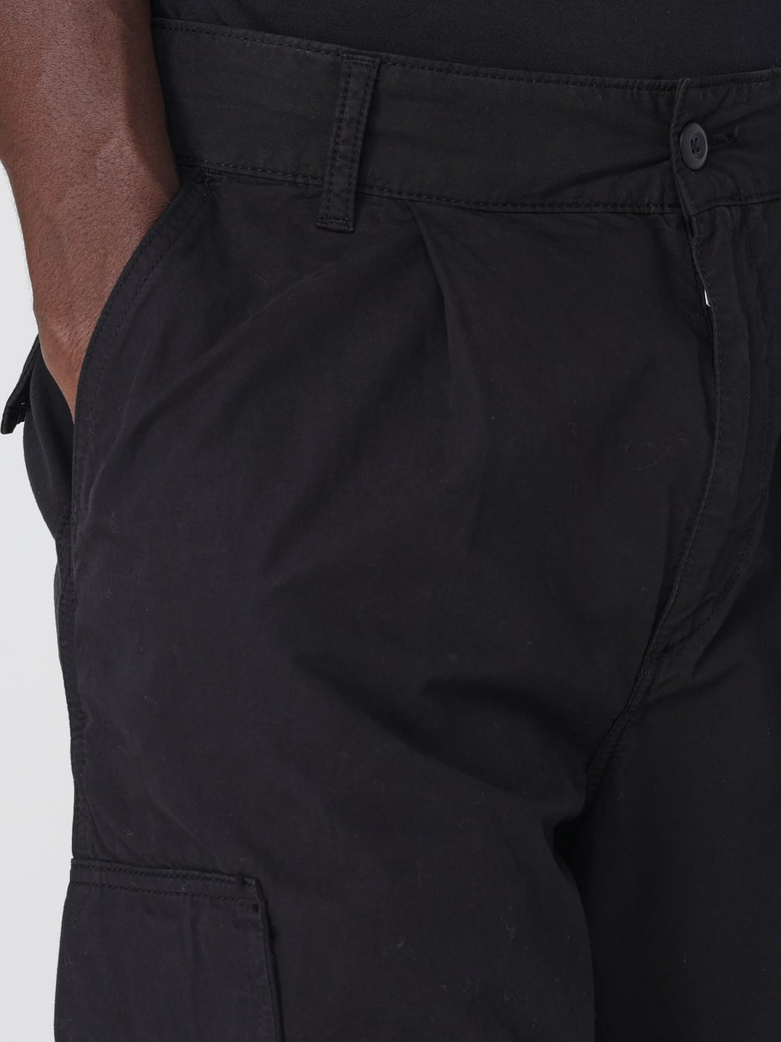 CARHARTT WIP PANTALONI: Pantalone cargo Carhartt Wip in cotone , Nero - Img 3