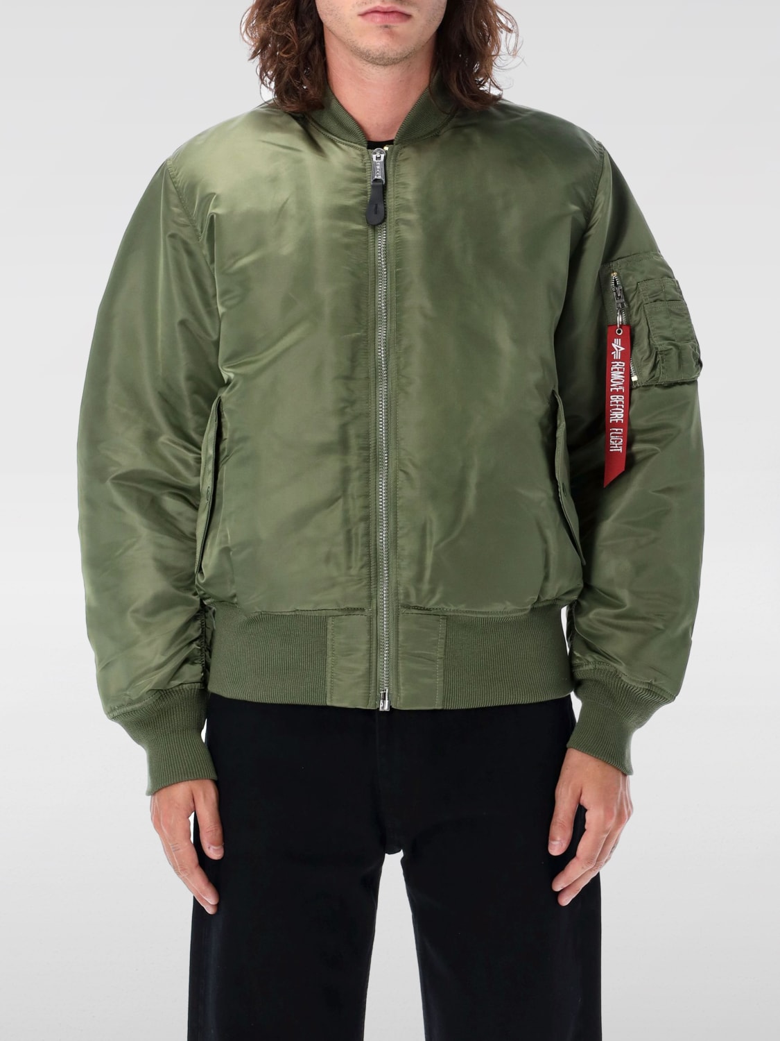 ALPHA INDUSTRIES JACKET: Blazer men Alpha Industries, Sage - Img 1