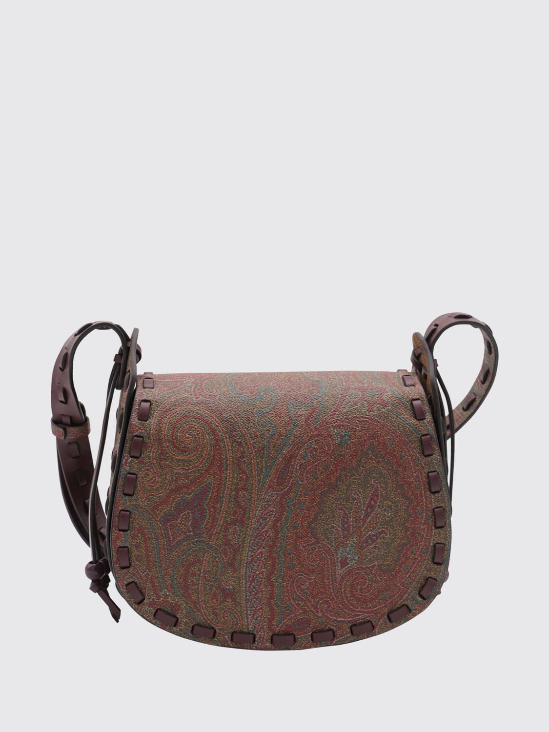ETRO MINI BAG: Shoulder bag woman Etro, Wine - Img 1