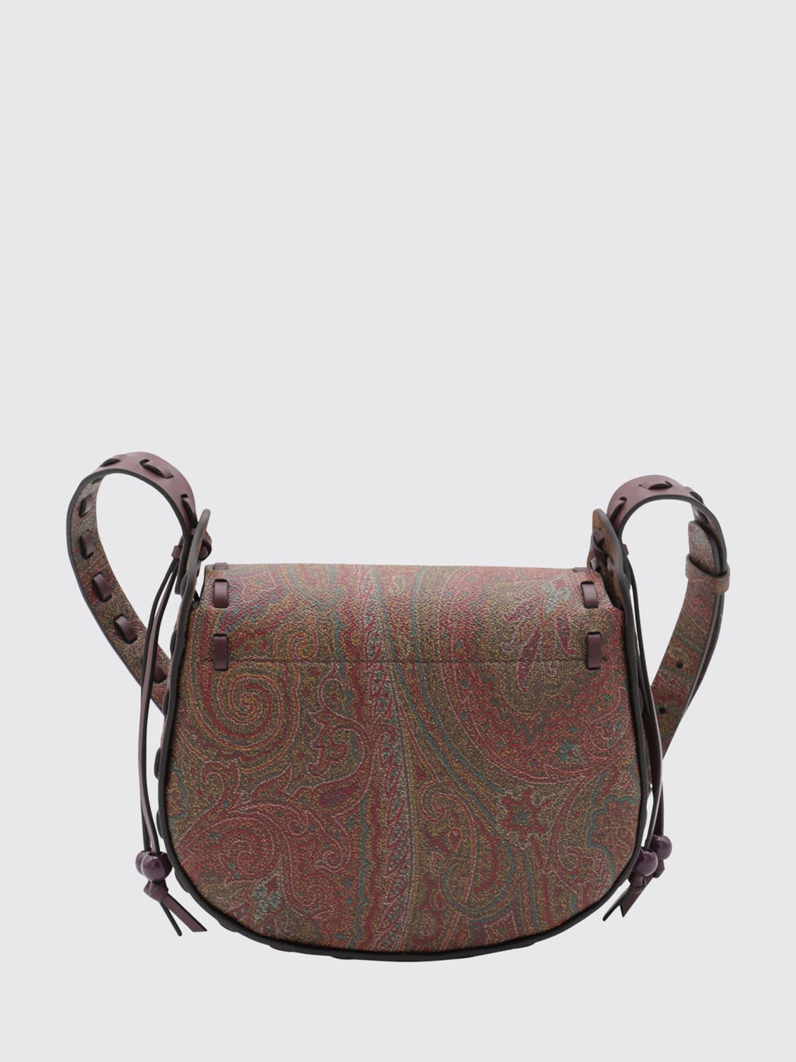 ETRO MINI BAG: Shoulder bag woman Etro, Wine - Img 3