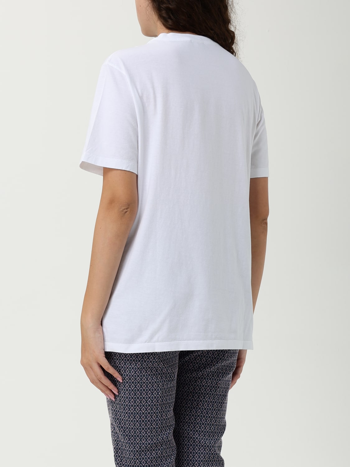 ETRO T-SHIRTS: T-shirt Etro in cotone con Etro Cube ricamato, Bianco - Img 3