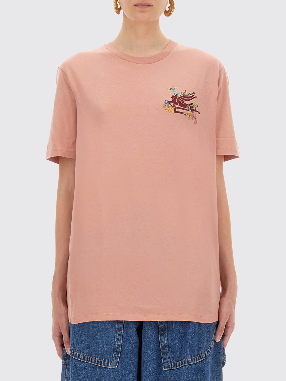 ETRO T-SHIRT: T-shirt woman Etro, Pink - Img 1