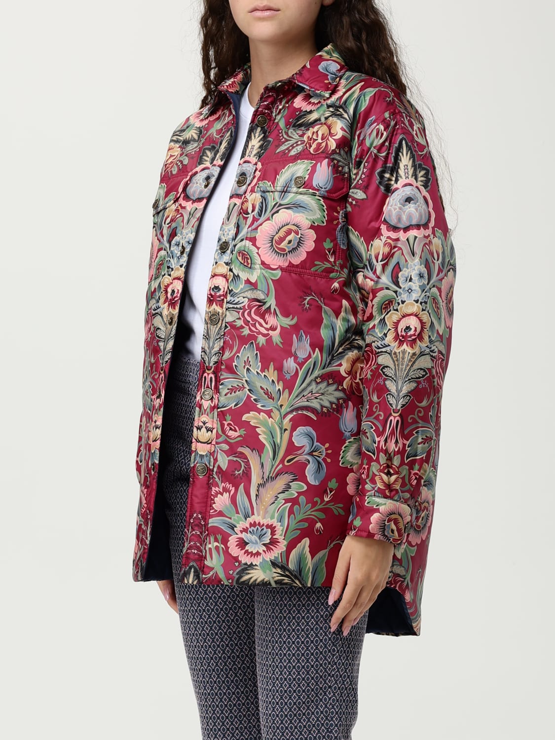 ETRO JACKET: Jacket woman Etro, Violet - Img 4