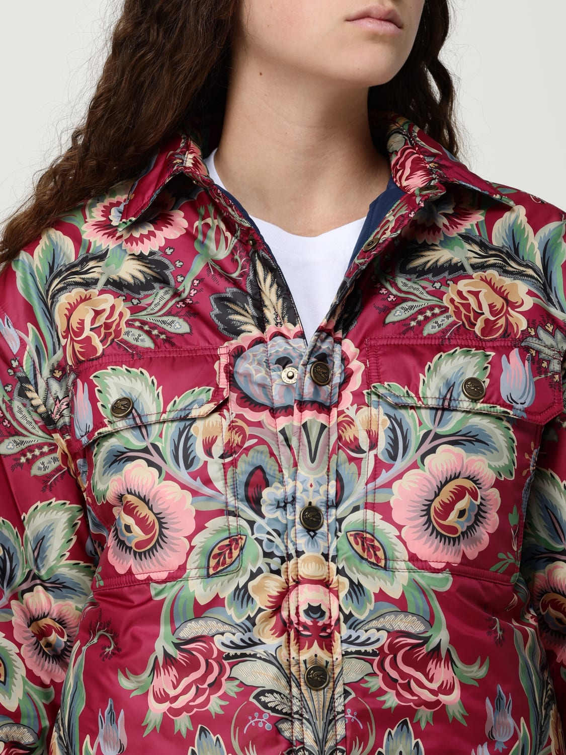 ETRO JACKET: Jacket woman Etro, Violet - Img 5