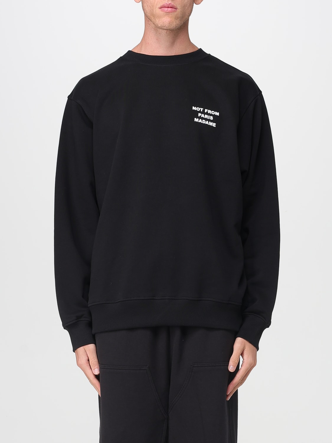 DRÔLE DE MONSIEUR SWEATSHIRT: Sweatshirt herren Drôle De Monsieur, Schwarz - Img 1