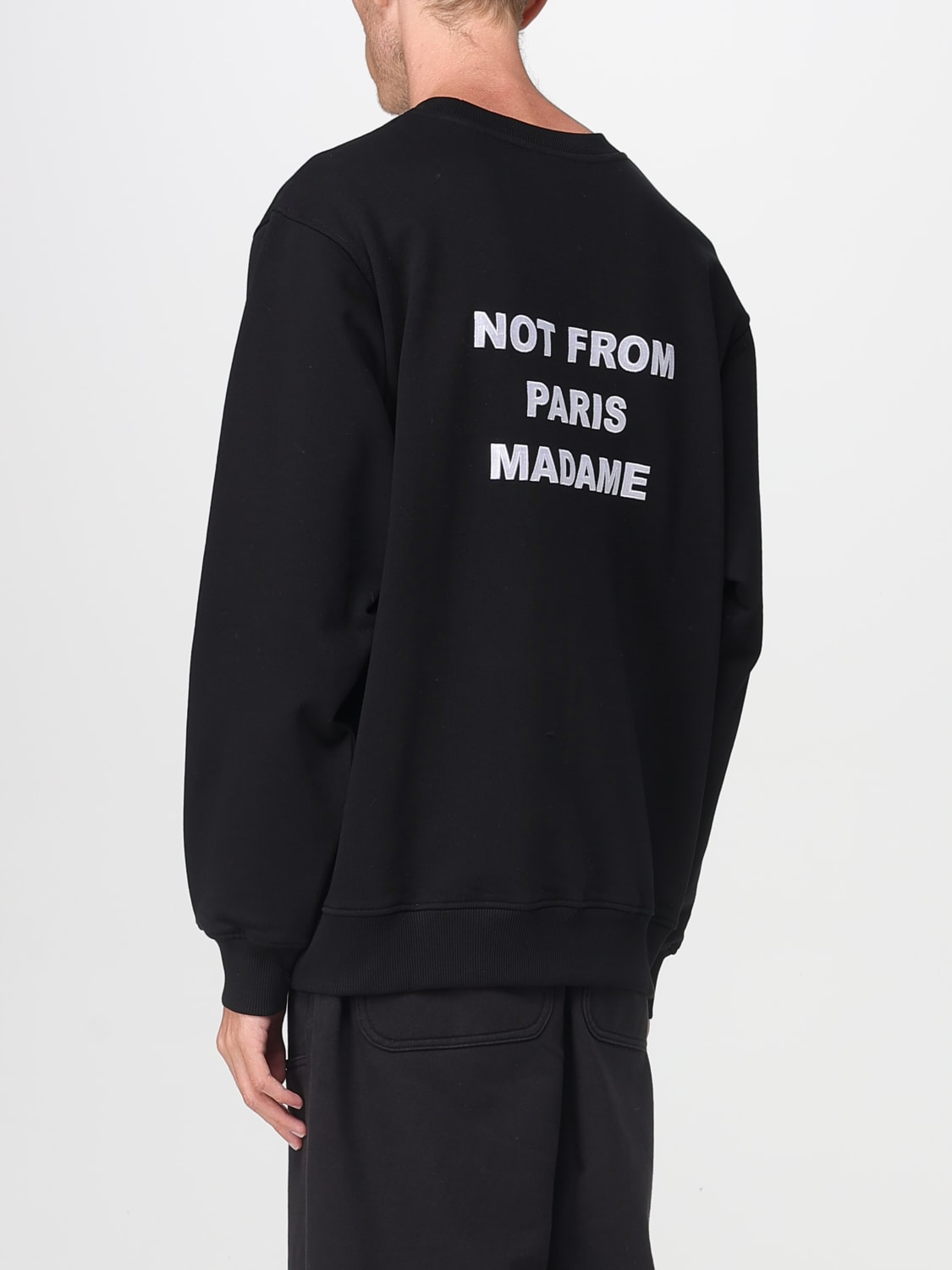 DRÔLE DE MONSIEUR SWEATSHIRT: Sweatshirt herren Drôle De Monsieur, Schwarz - Img 2