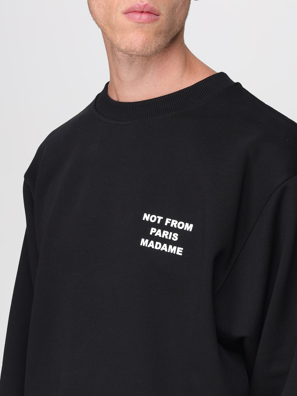 DRÔLE DE MONSIEUR SWEATSHIRT: Sweatshirt herren Drôle De Monsieur, Schwarz - Img 3