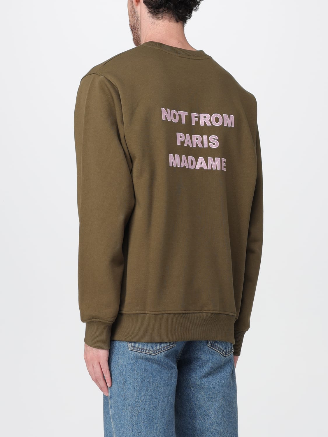 DRÔLE DE MONSIEUR SWEATSHIRT: Sweatshirt herren Drôle De Monsieur, Kaki - Img 2