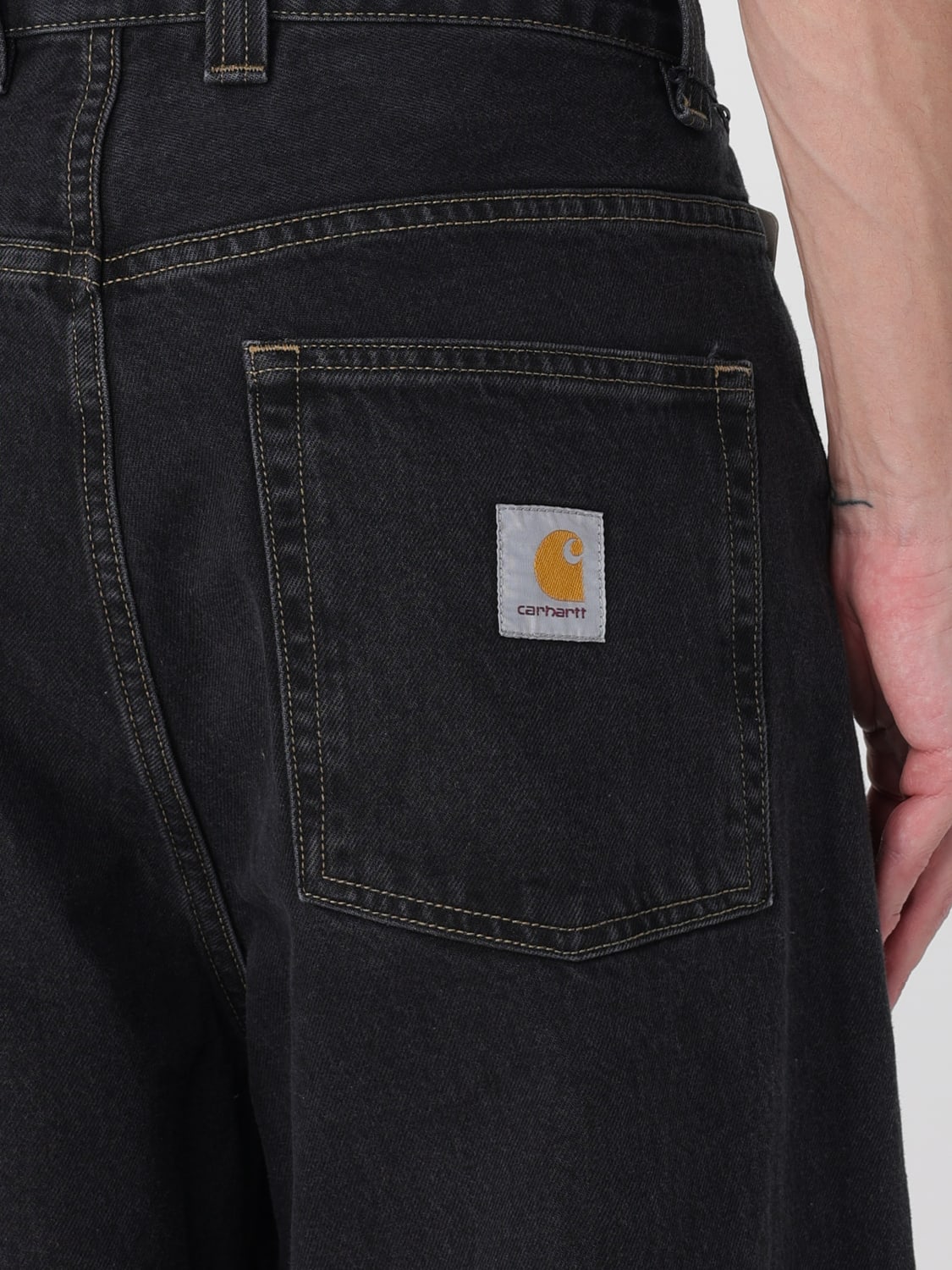 CARHARTT WIP JEANS: Pants men Carhartt Wip, Black - Img 3