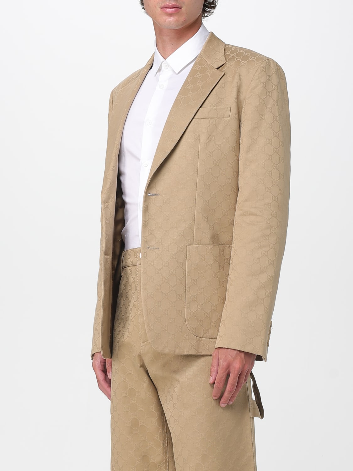 GUCCI JACKET: Jacket men Gucci, Camel - Img 4