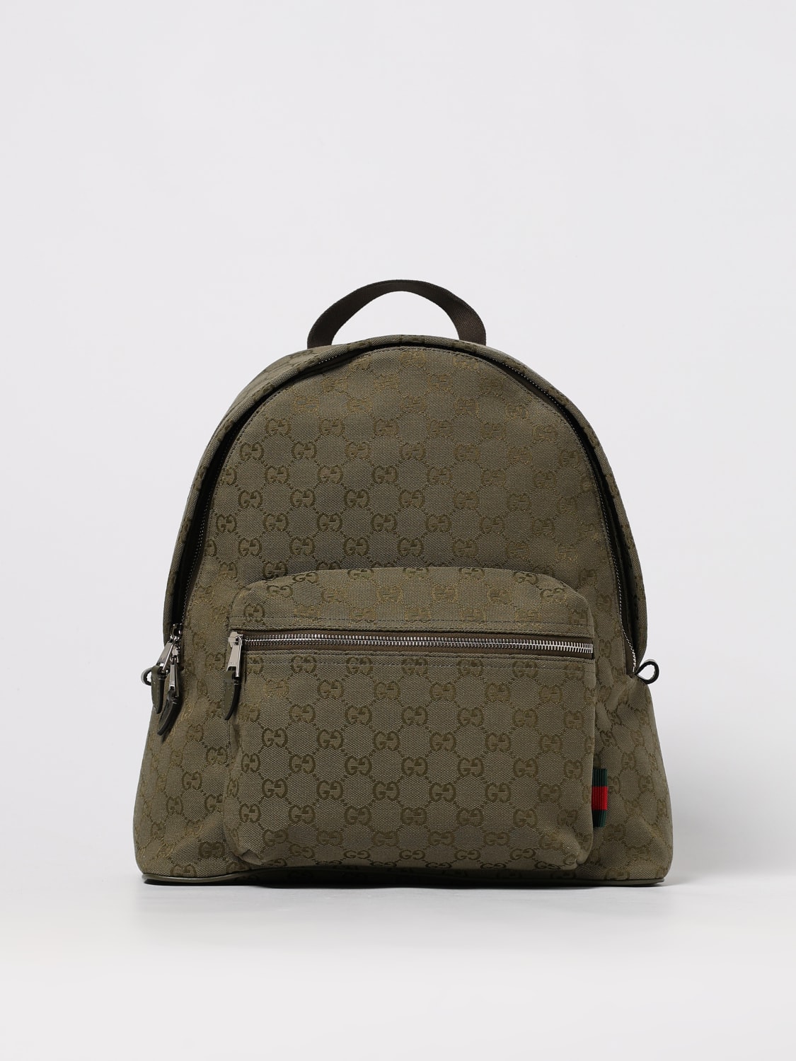 GUCCI BACKPACK: Bags men Gucci, Green - Img 1