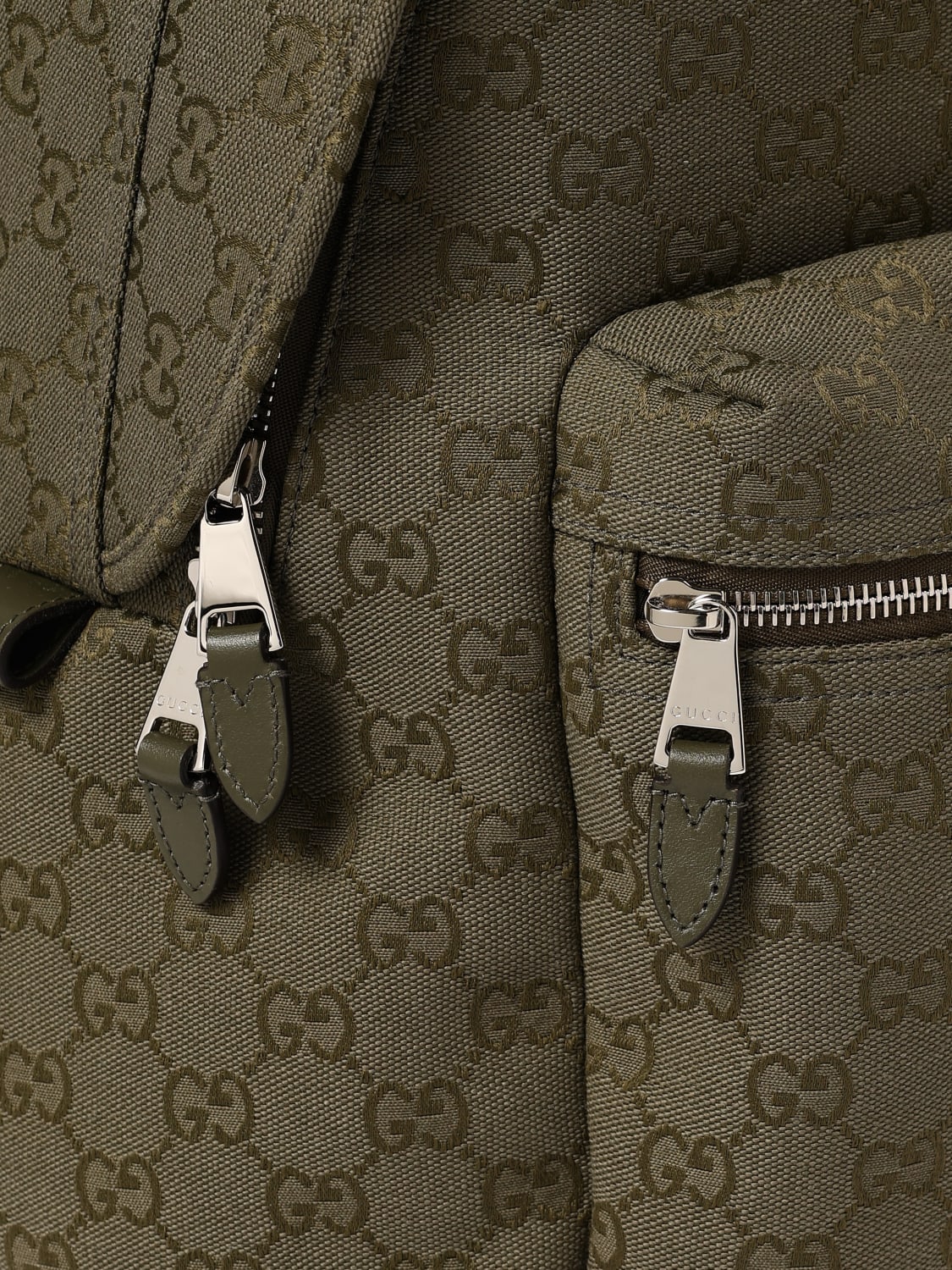 GUCCI BACKPACK: Bags men Gucci, Green - Img 4