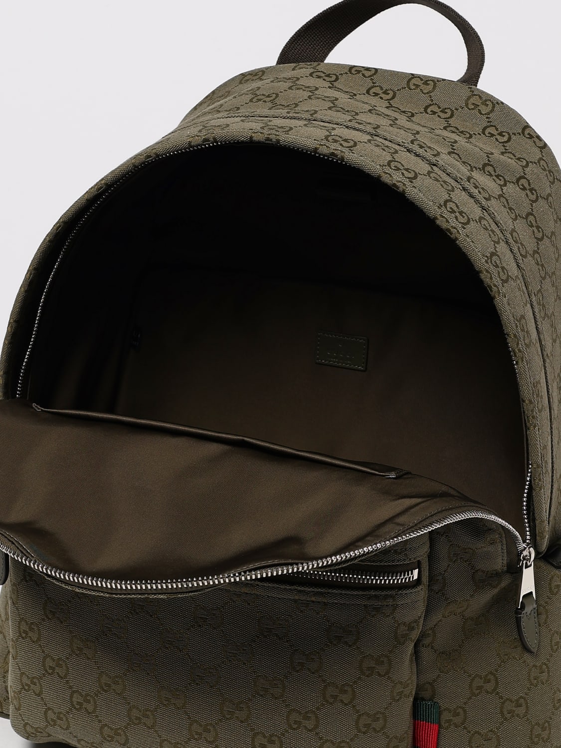 GUCCI BACKPACK: Bags men Gucci, Green - Img 5