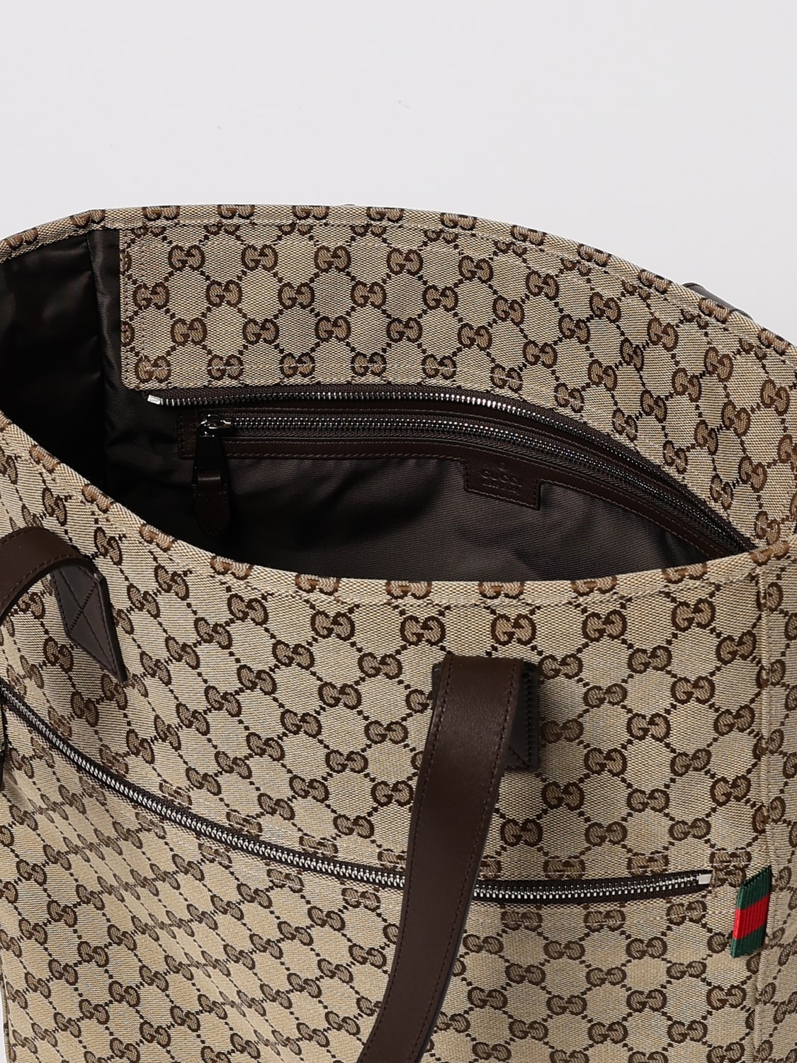 GUCCI UMHÄNGETASCHE: Tasche herren Gucci, Ebony - Img 5