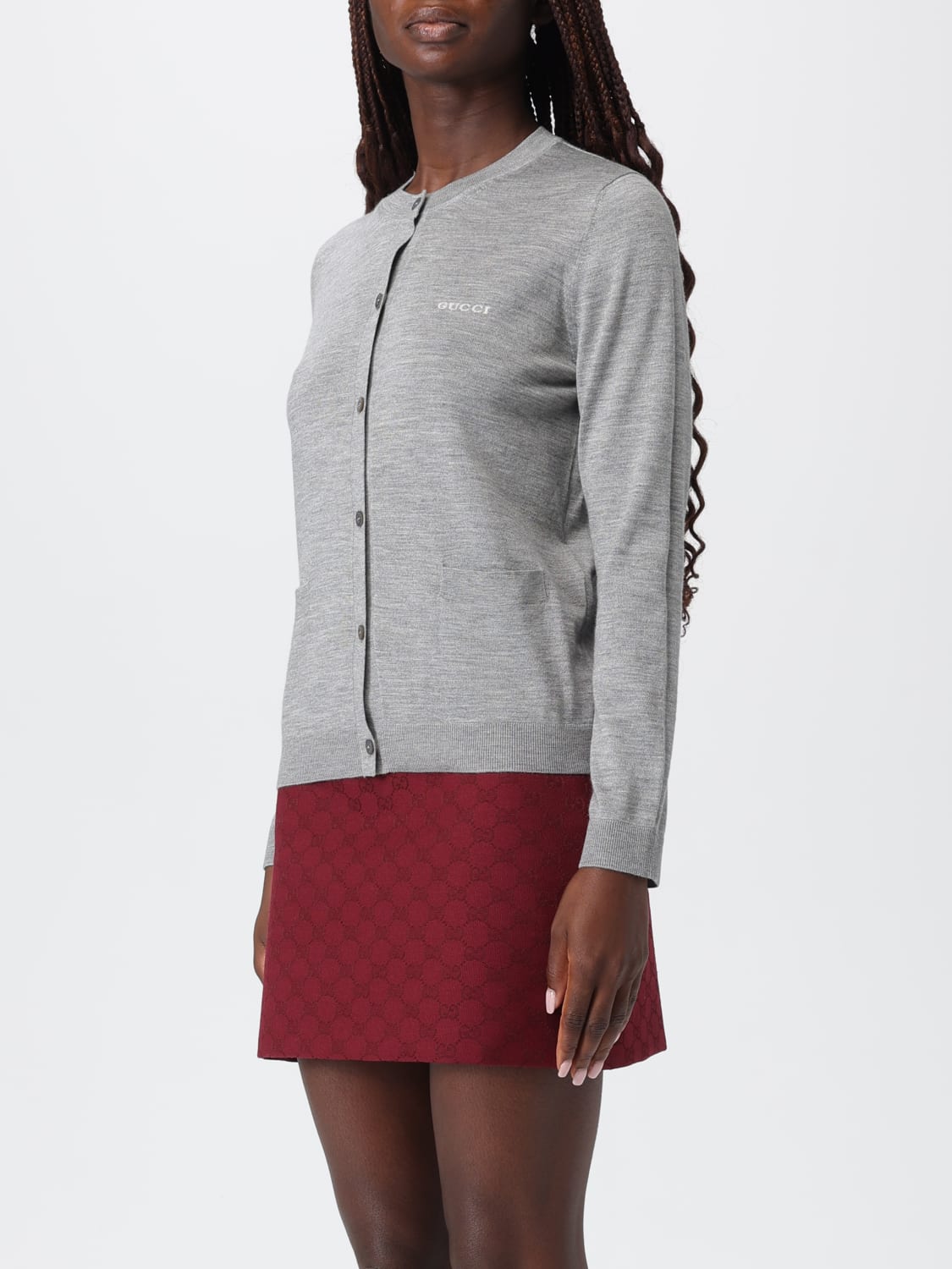 GUCCI SWEATER: Sweater woman Gucci, Grey - Img 4