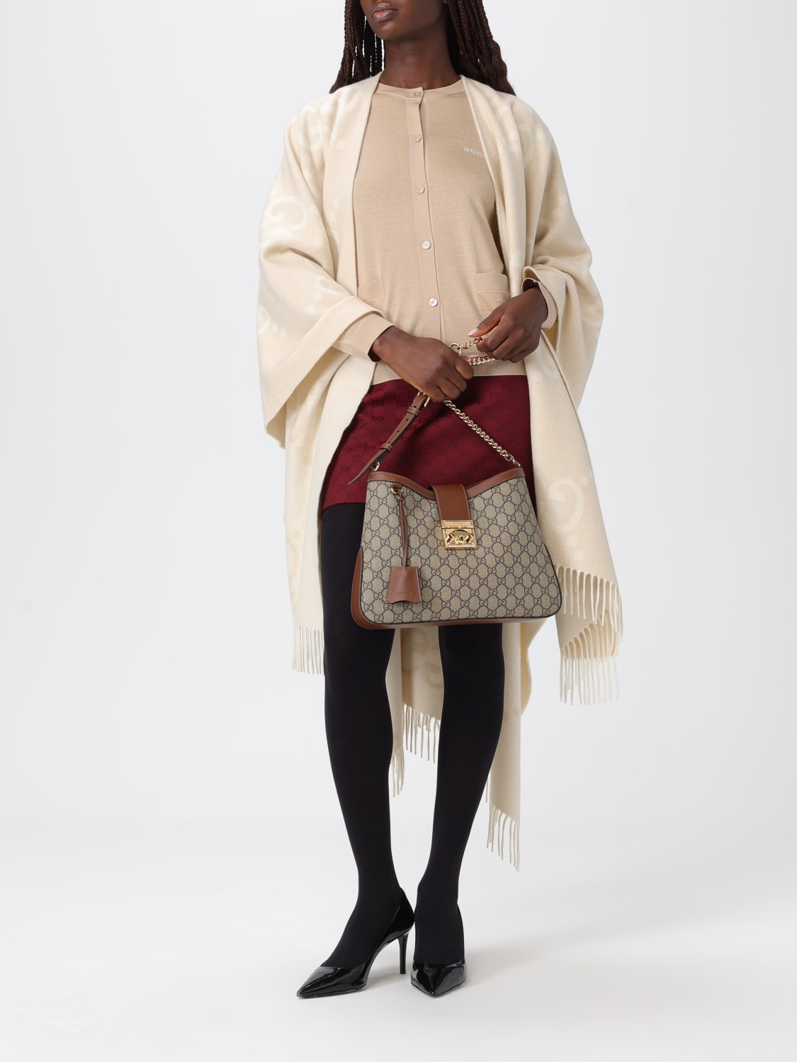 GUCCI SWEATER: Sweater woman Gucci, Beige - Img 2