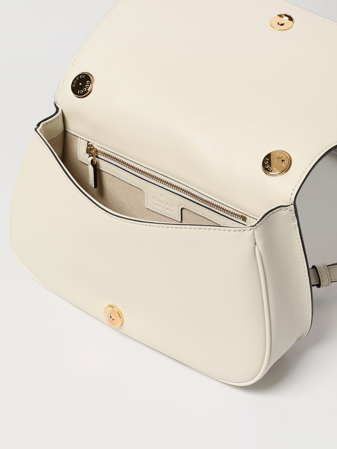 GUCCI MINITASCHE: Schultertasche damen Gucci, Weiß - Img 5