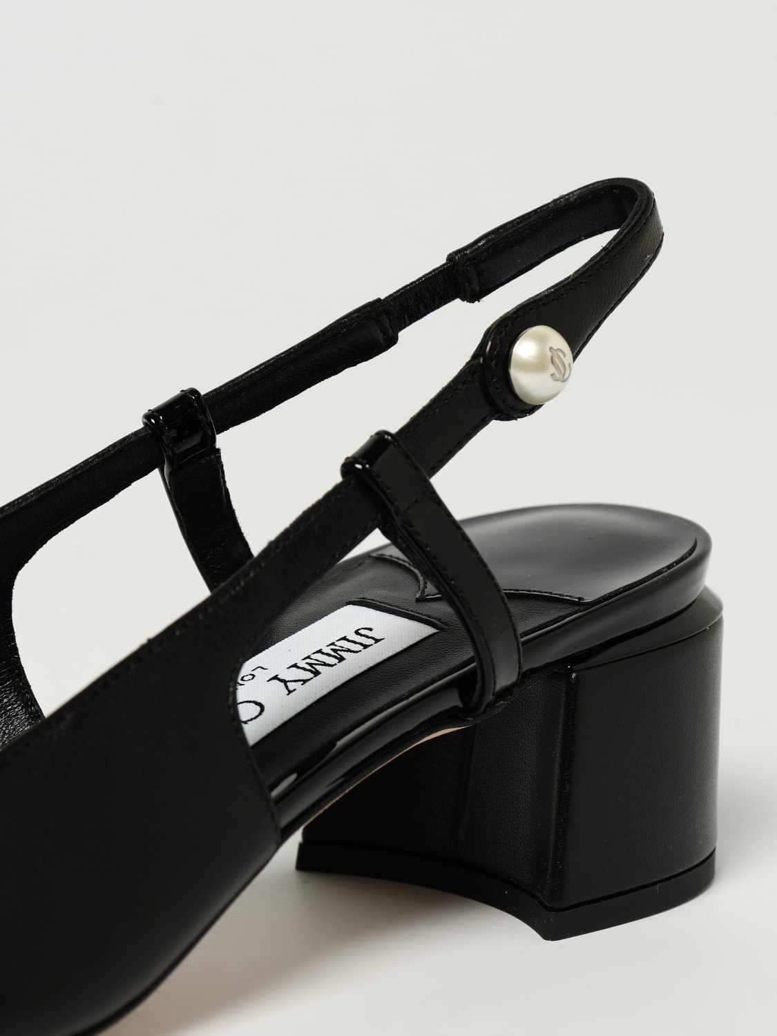 JIMMY CHOO DÉCOLLETÉ: Slingback Elisa Jimmy Choo in nappa , Nero - Img 4