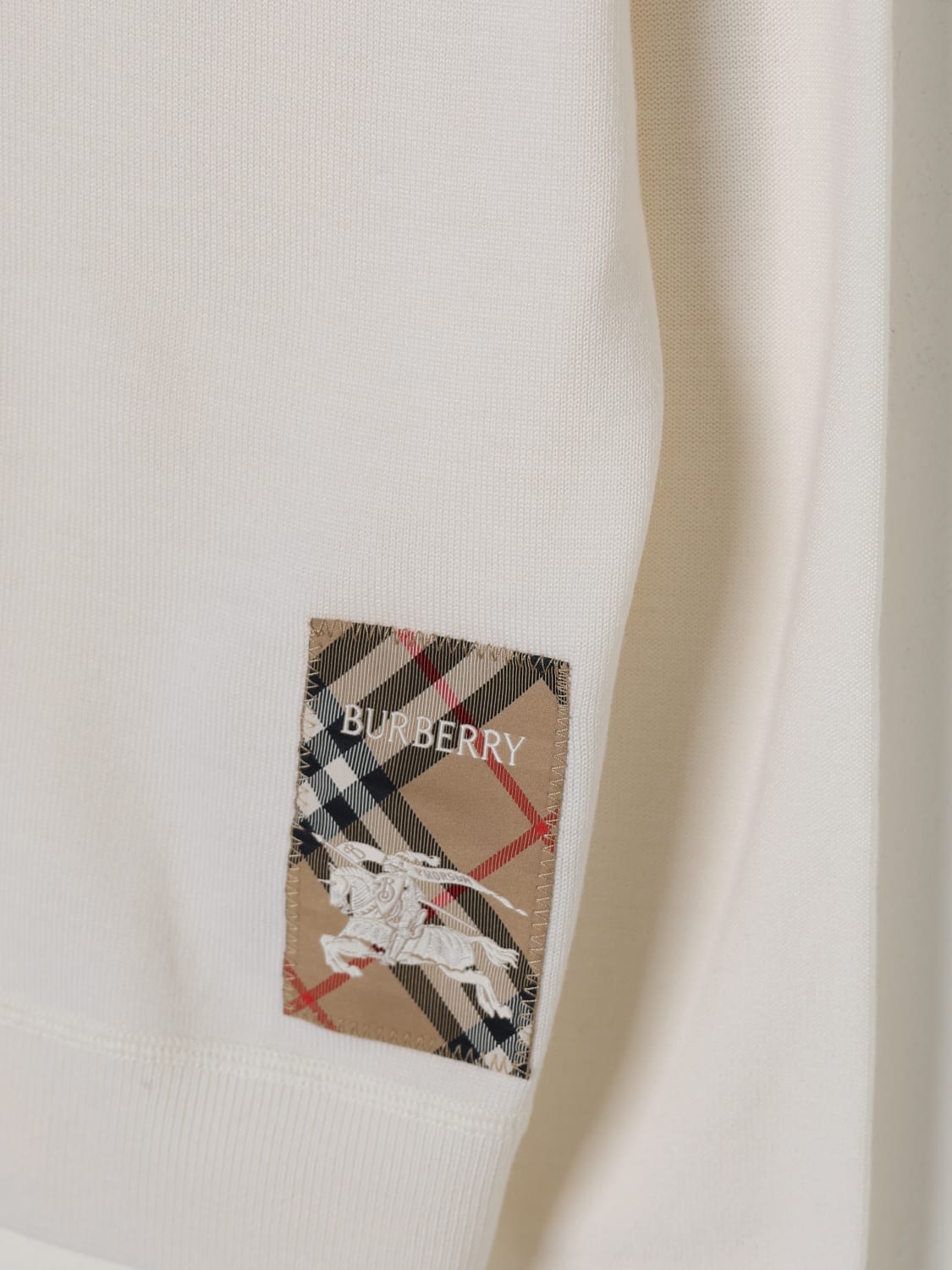 BURBERRY PULLOVER: Pullover kinder Burberry, Ivory - Img 3