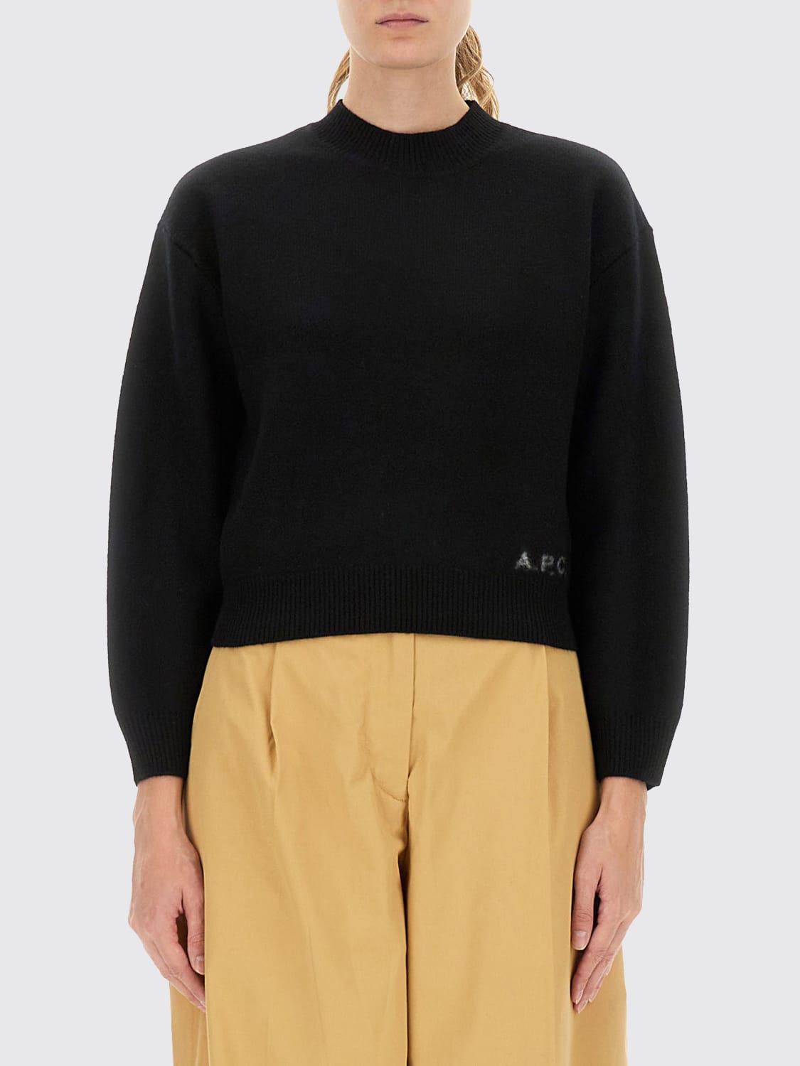 A.P.C. MAGLIA: Pullover A.P.C. in lana , Nero - Img 1