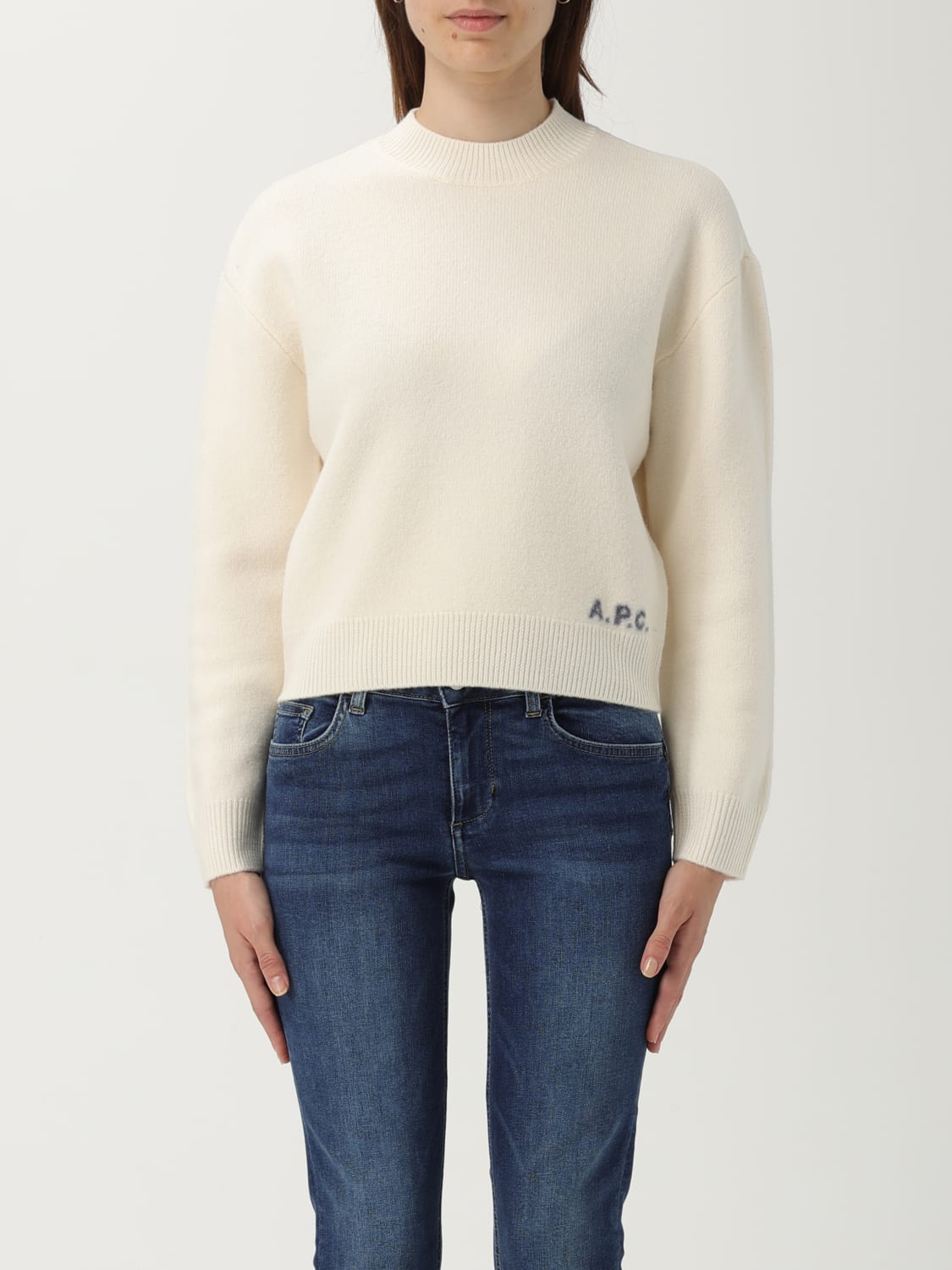 A.P.C. PULL: Pull femme A.P.C., Écru - Img 1