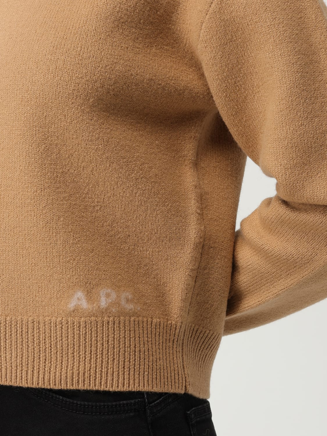 A.P.C. PULL: Pull femme A.P.C., Chameau - Img 3