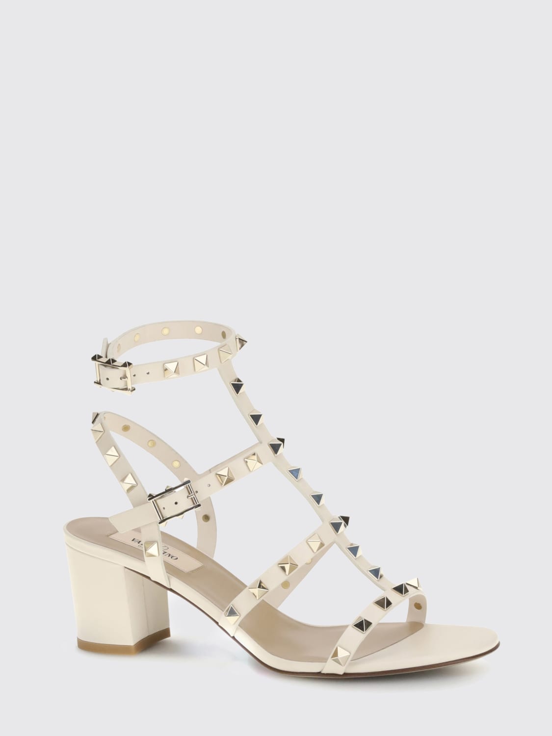 VALENTINO GARAVANI HEELED SANDAL: Shoes woman Valentino Garavani, Ivory - Img 2