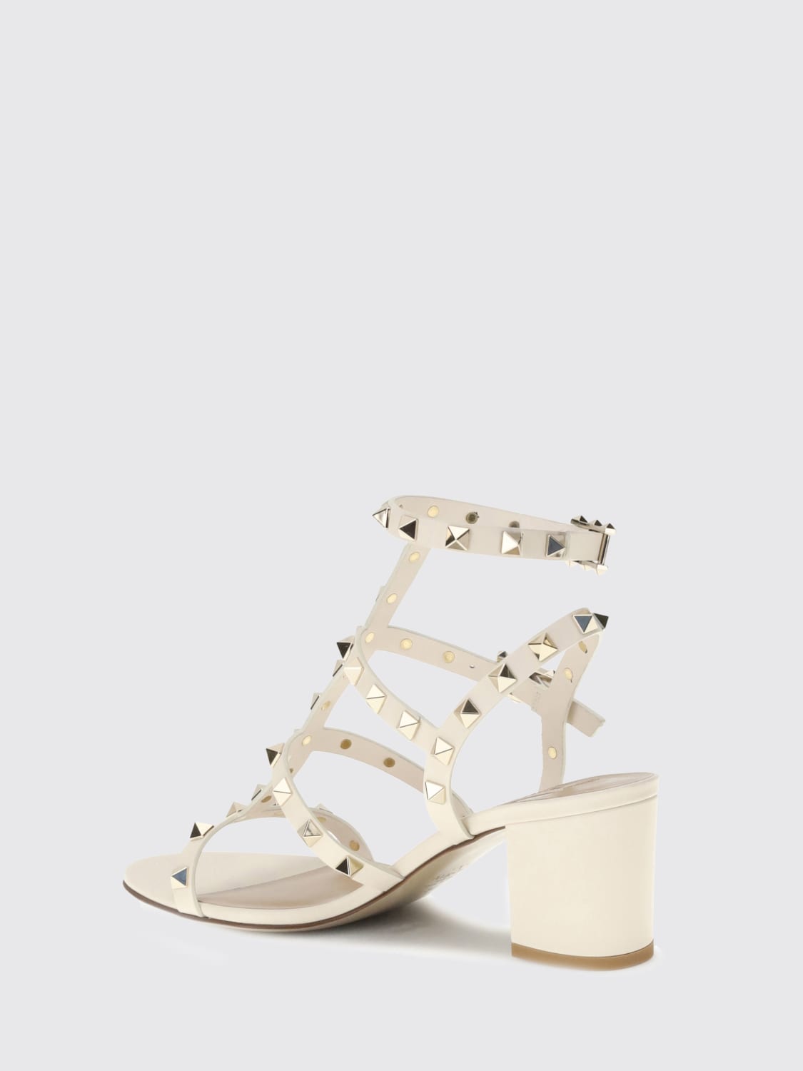 VALENTINO GARAVANI HEELED SANDAL: Shoes woman Valentino Garavani, Ivory - Img 3