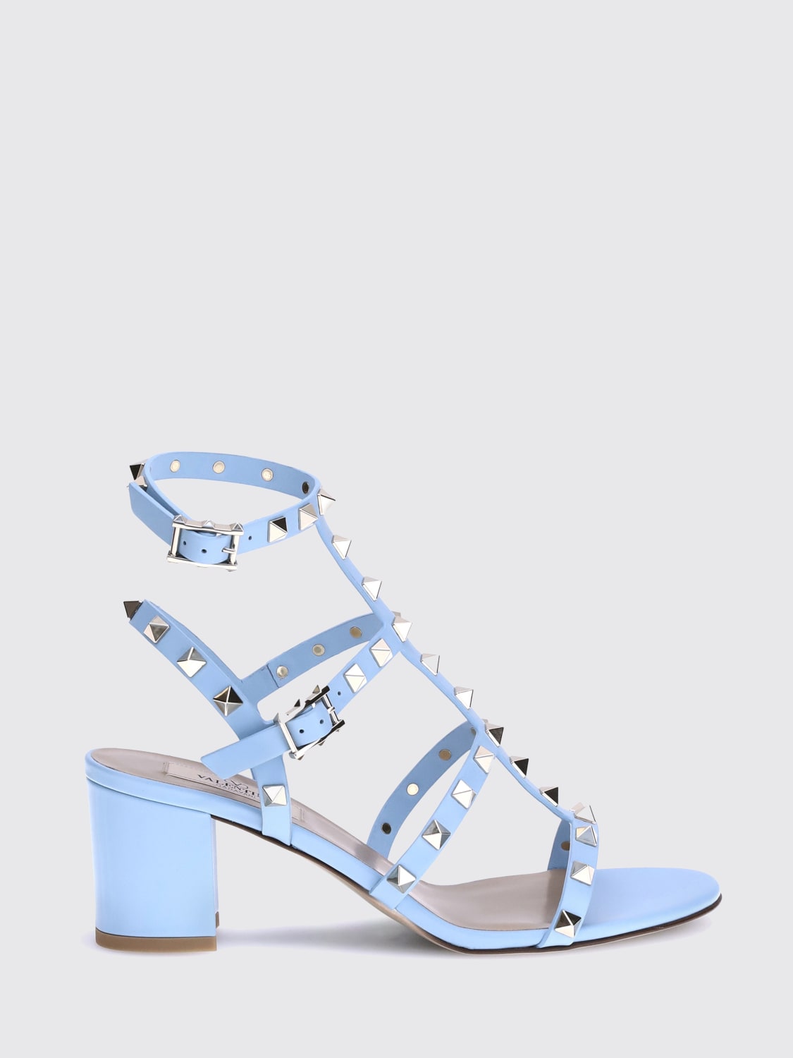 VALENTINO GARAVANI HEELED SANDAL: Shoes woman Valentino Garavani, Ocean - Img 1