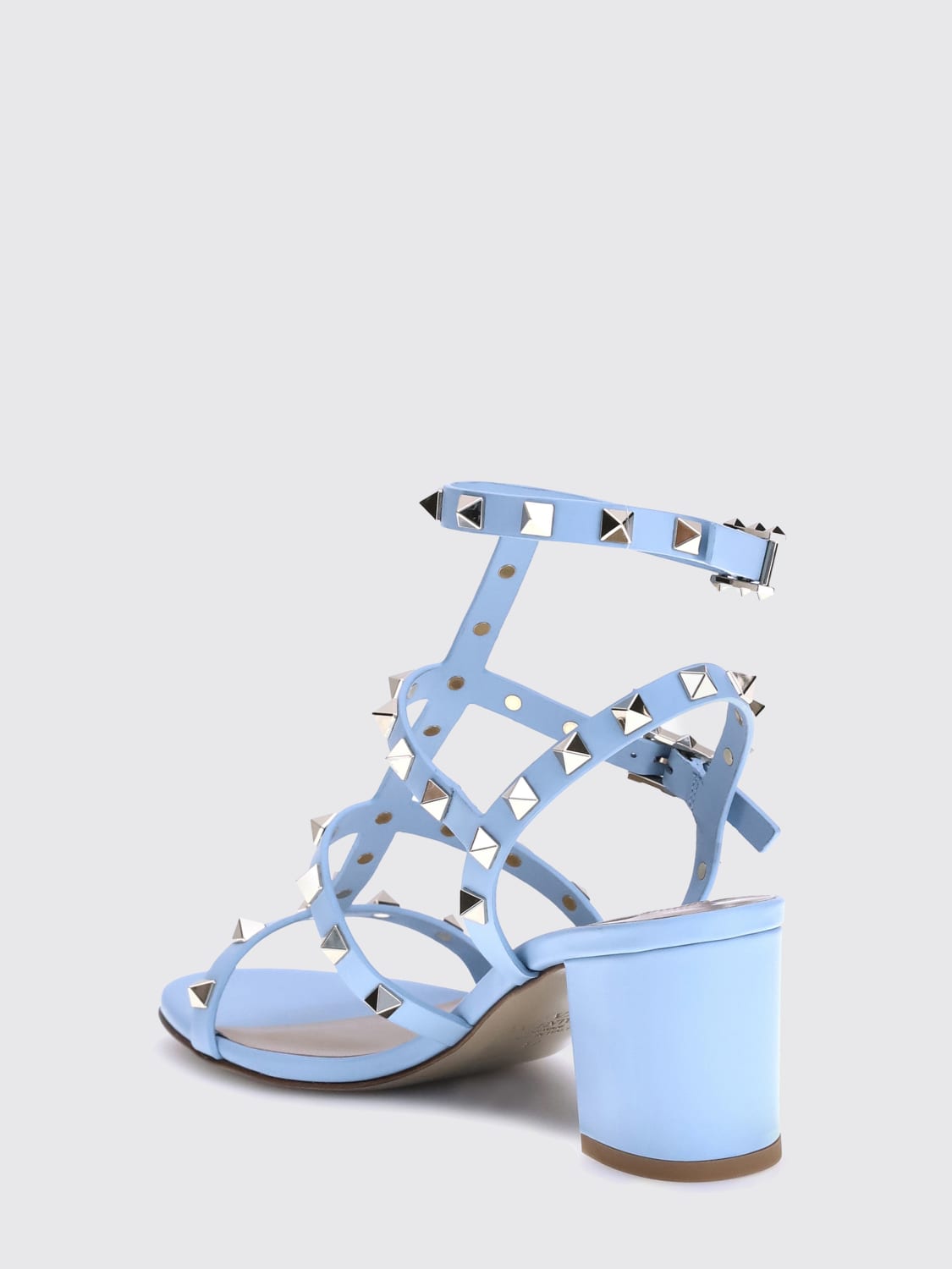 VALENTINO GARAVANI HEELED SANDAL: Shoes woman Valentino Garavani, Ocean - Img 3