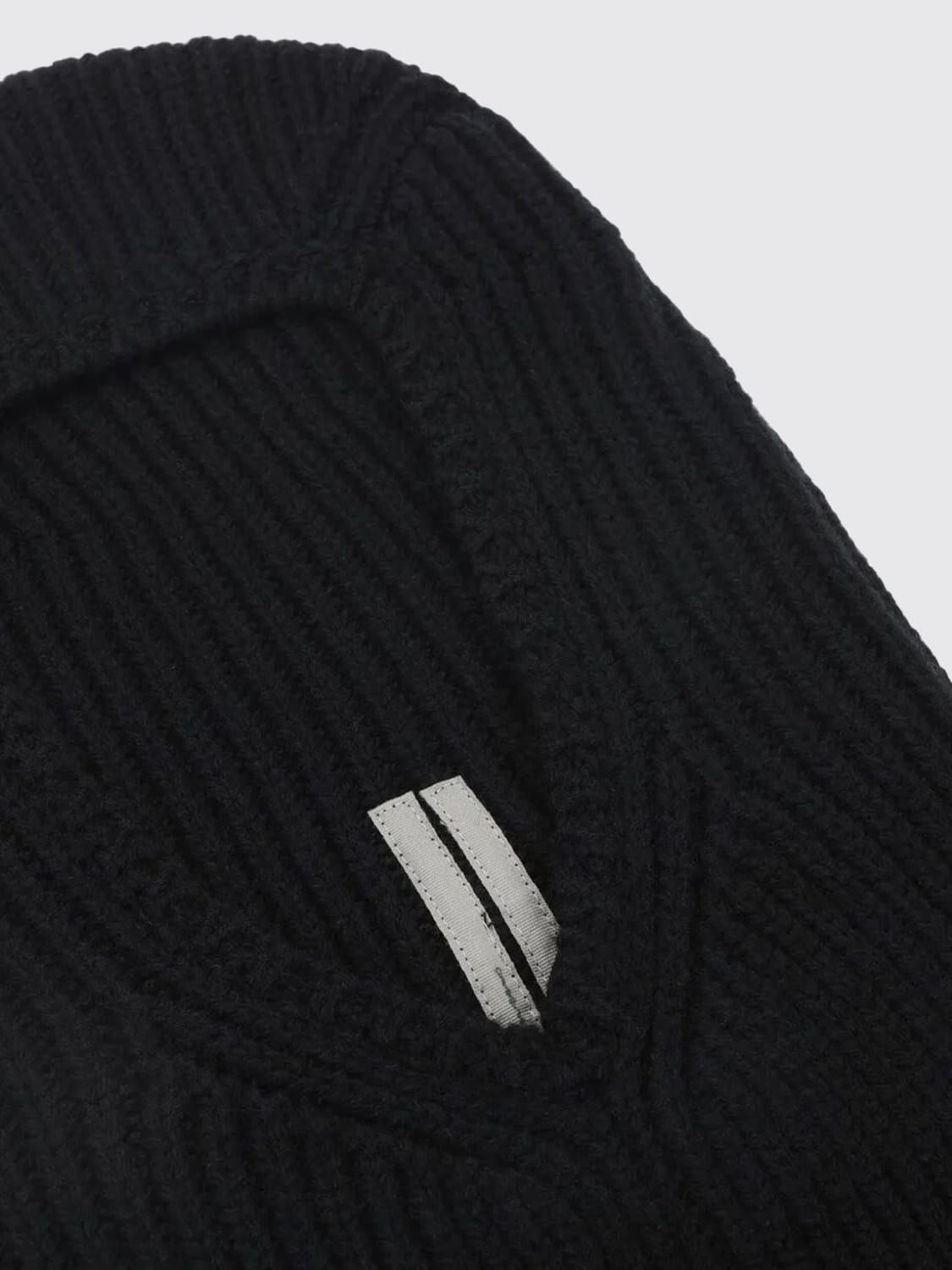 RICK OWENS SCARF: Hat men Rick Owens, Black - Img 3