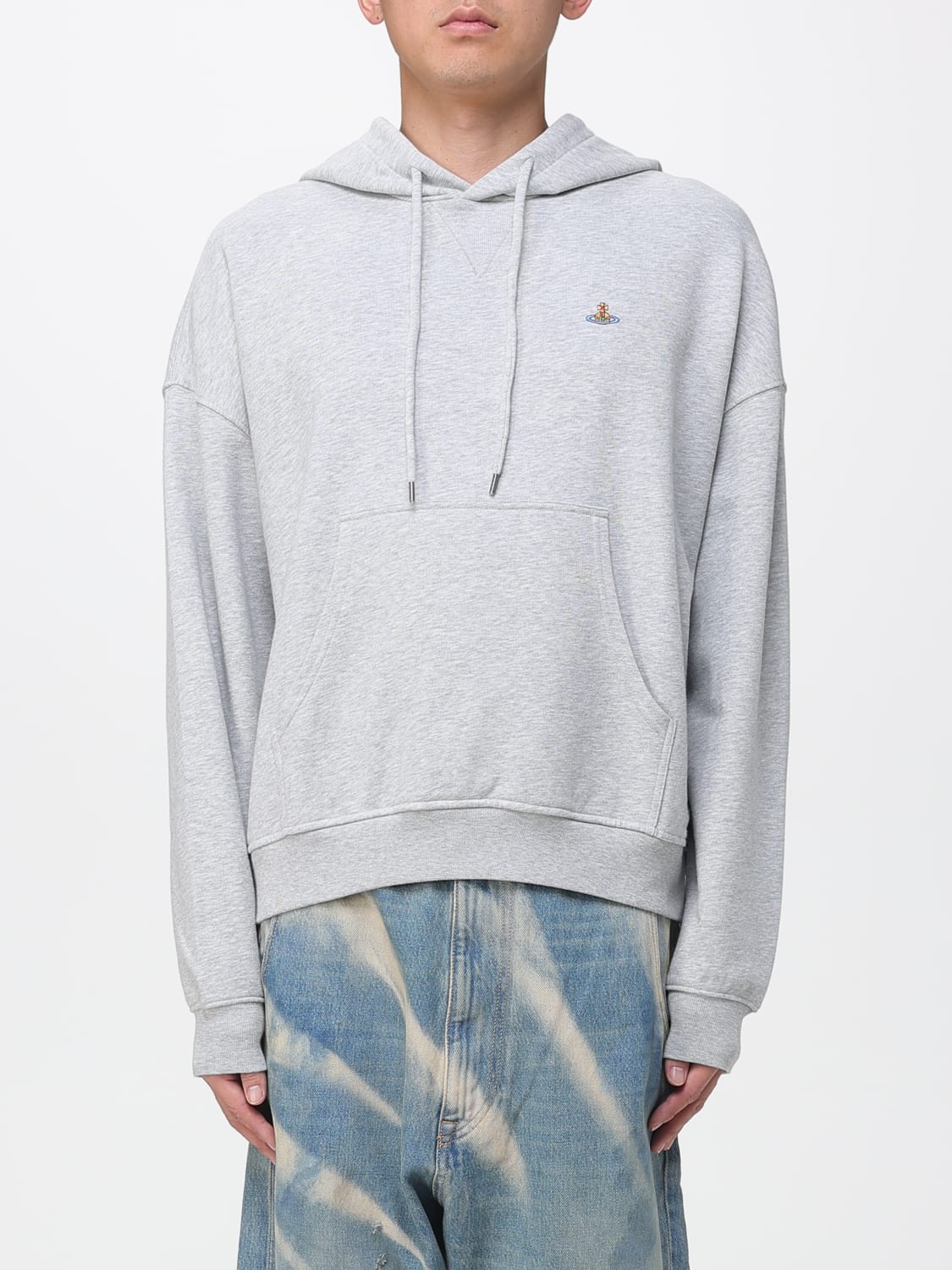 VIVIENNE WESTWOOD SWEATSHIRT: Sweatshirt men Vivienne Westwood, Grey - Img 1