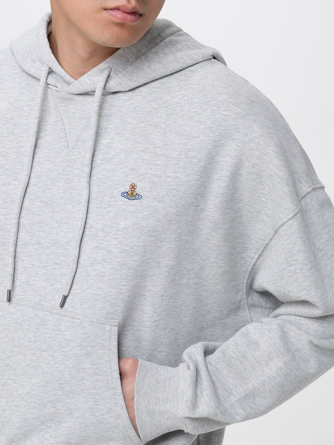 VIVIENNE WESTWOOD SWEATSHIRT: Sweatshirt men Vivienne Westwood, Grey - Img 5